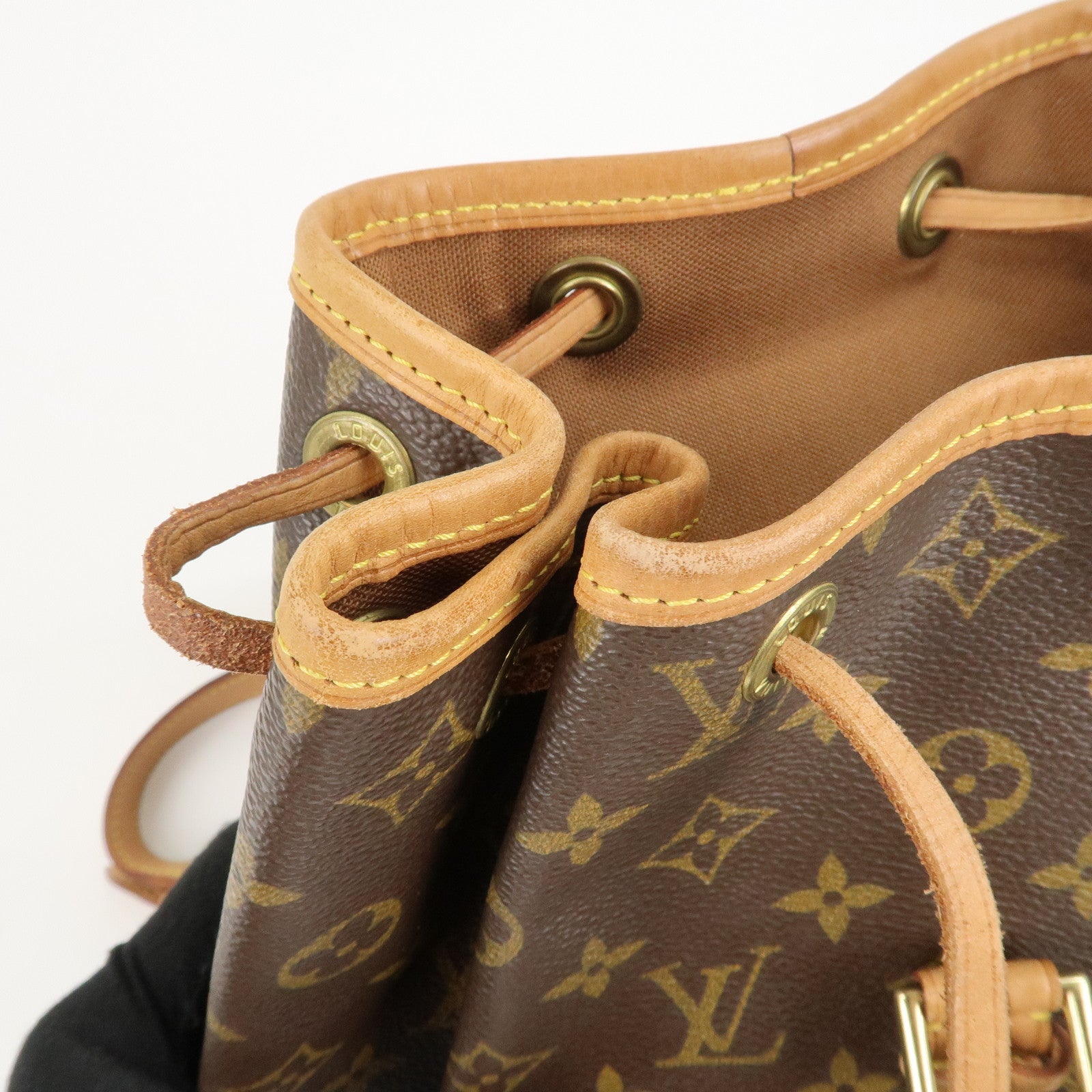 Louis Vuitton Monogram Montsouris MM Back Pack Bag M51136 Used