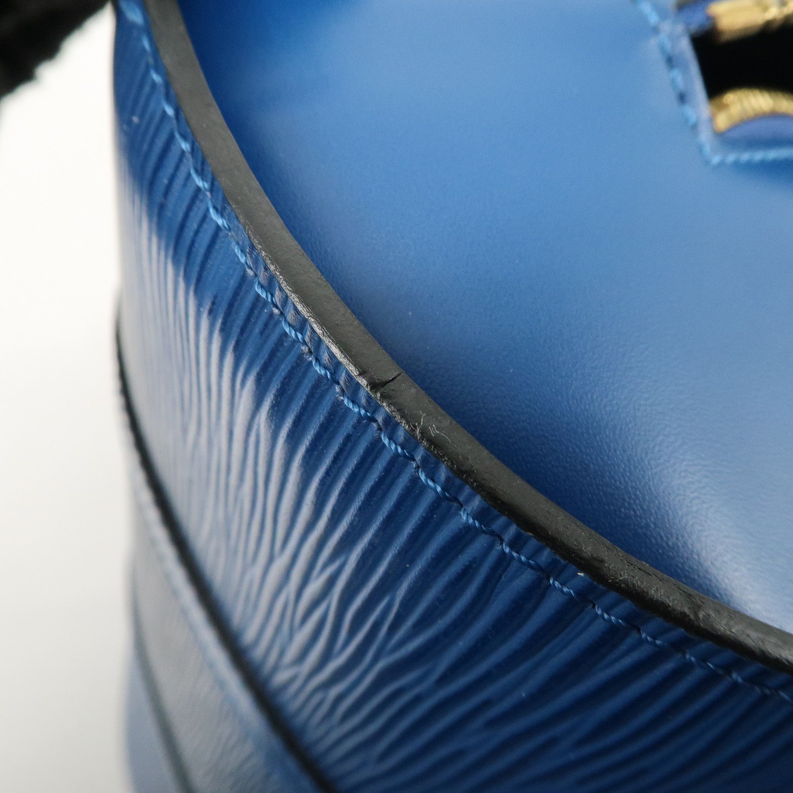 Louis Vuitton Epi Soufflot Shoulder Bag Hand Bag Blue M52222 Used