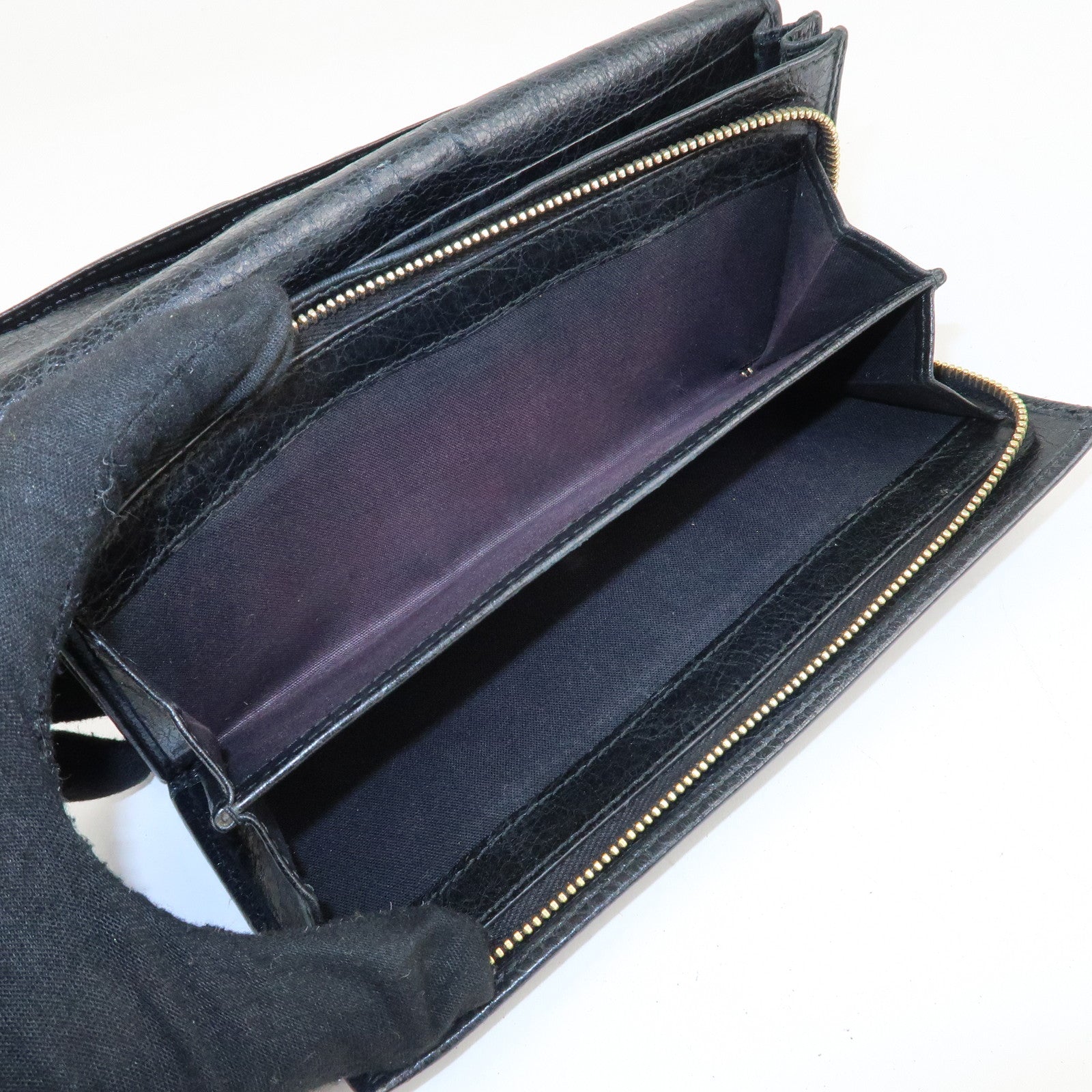 BALENCIAGA Giant Set of 2 Long Wallet 233599 253054 Used