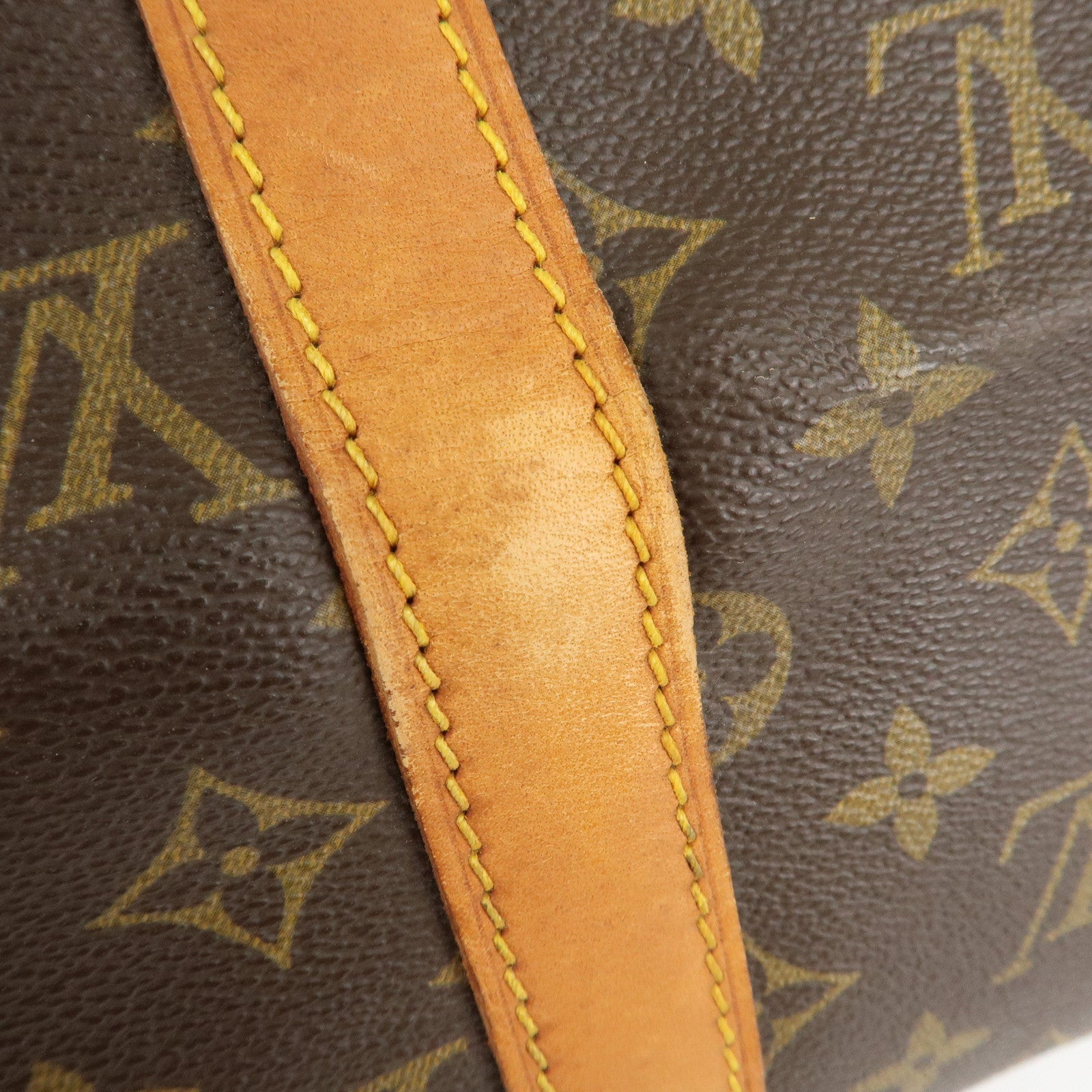 Louis Vuitton Monogram Keep All 50 Boston Bag Brown M41426 Used