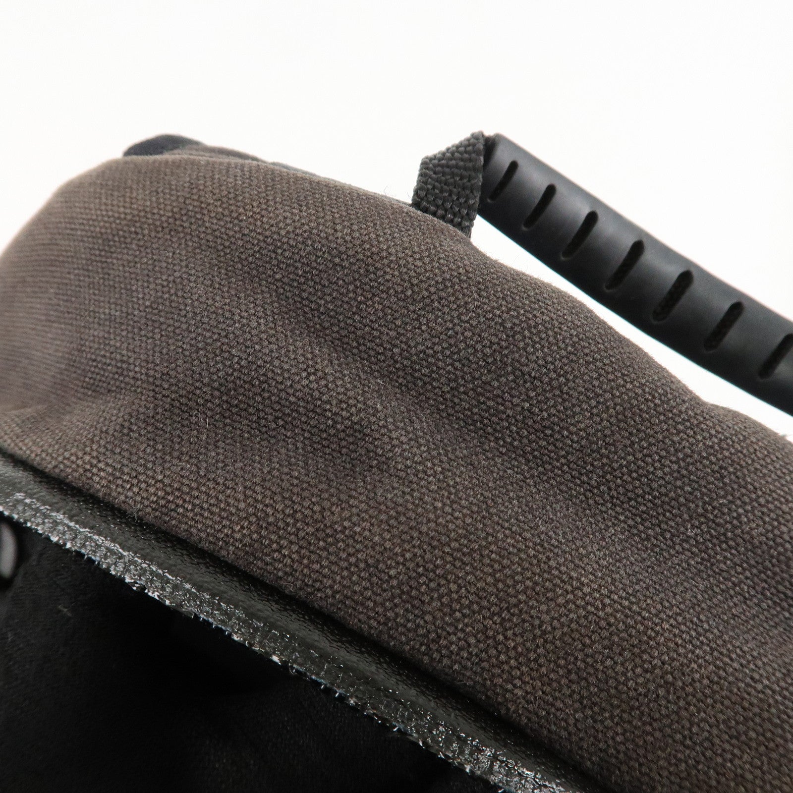 CHANEL CHANEL Sports Canvas Backpack Black Green Used