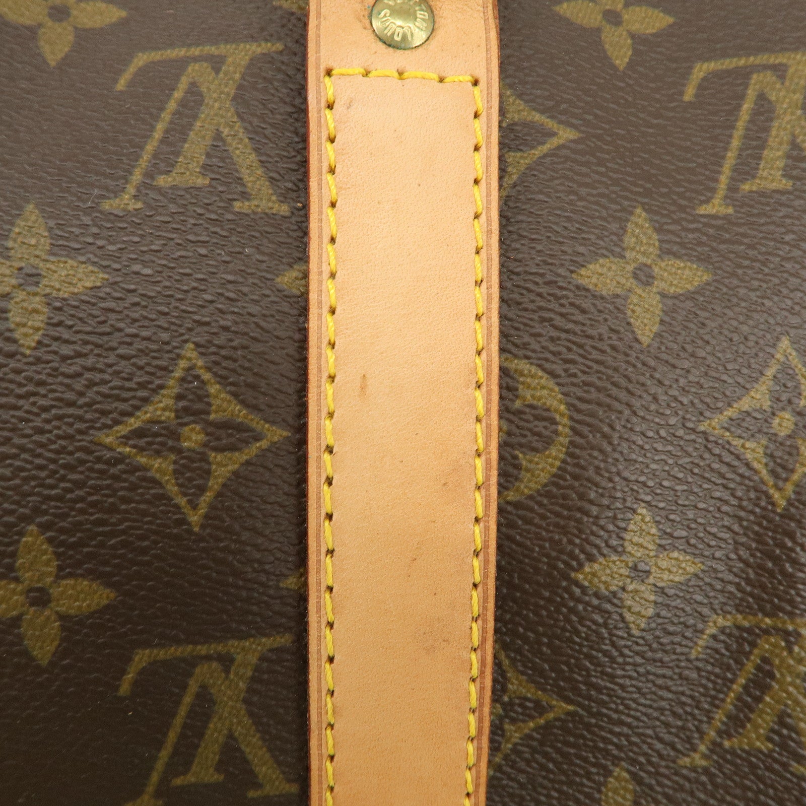 Louis Vuitton Monogram Keep All 50 Boston Bag Brown M41426 Used