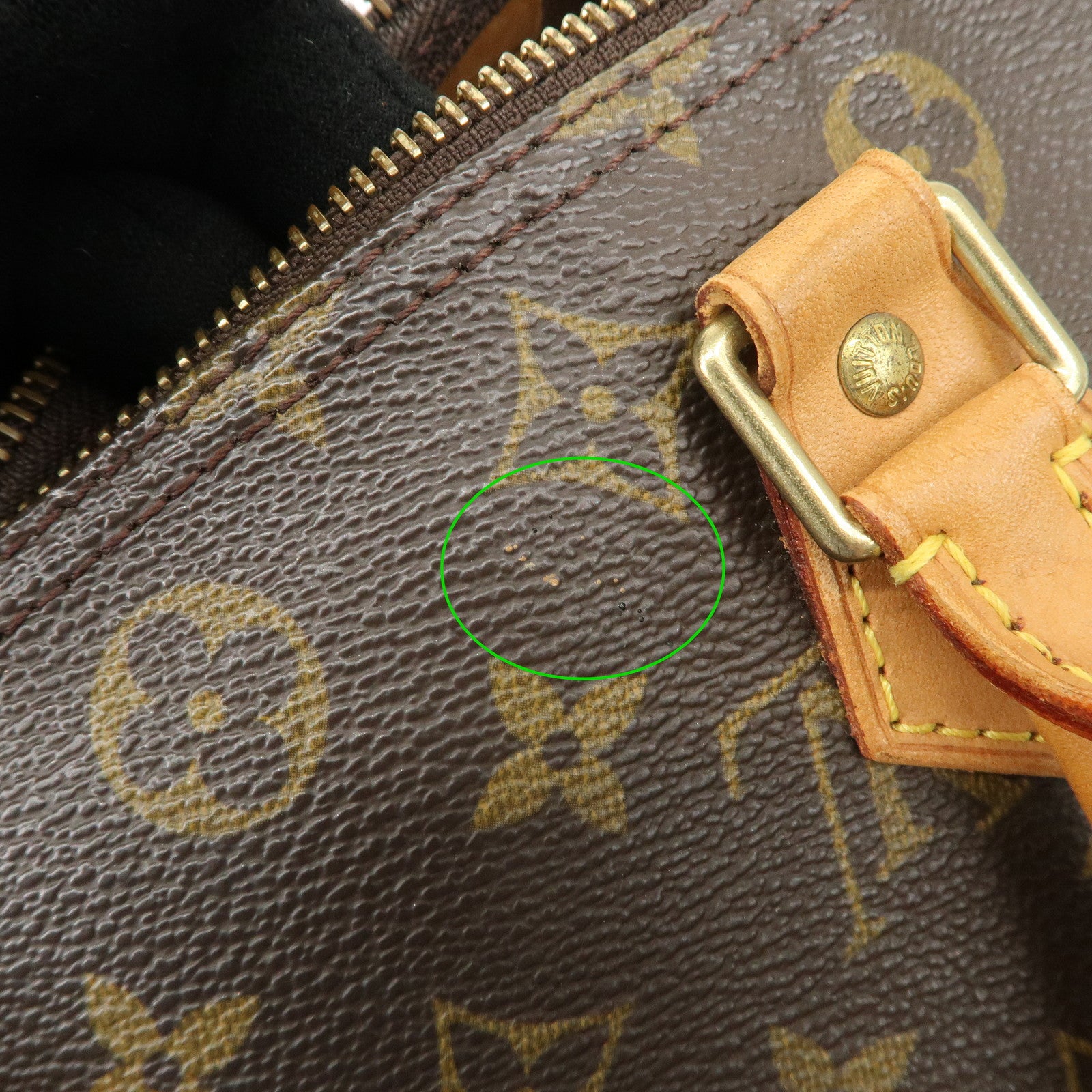 Louis Vuitton Monogram Speedy 30 Hand Bag Boston Bag M41108 Used