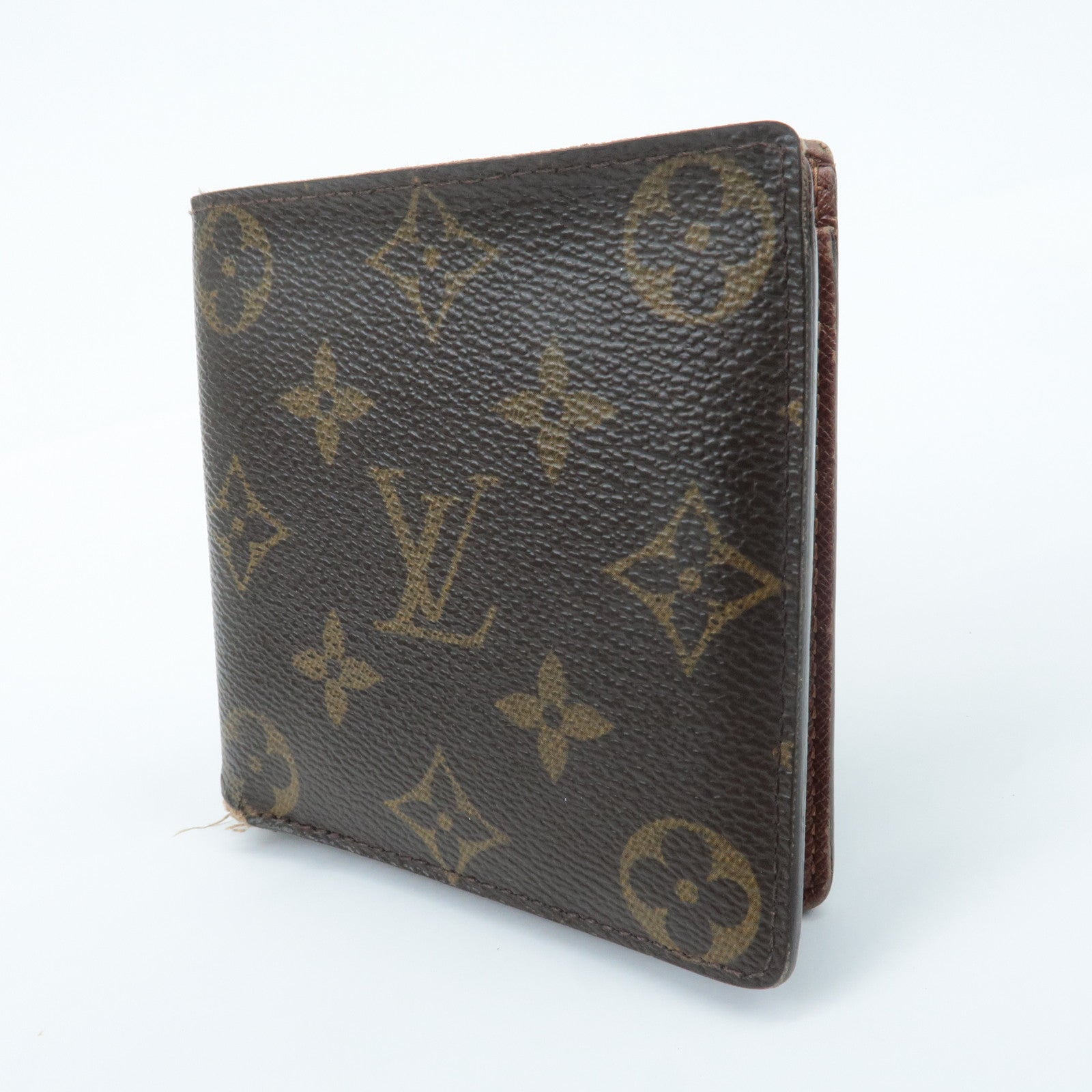 Louis Vuittton Set of 4 Monogram Porte Monnaie Portefeuil Wallet Used