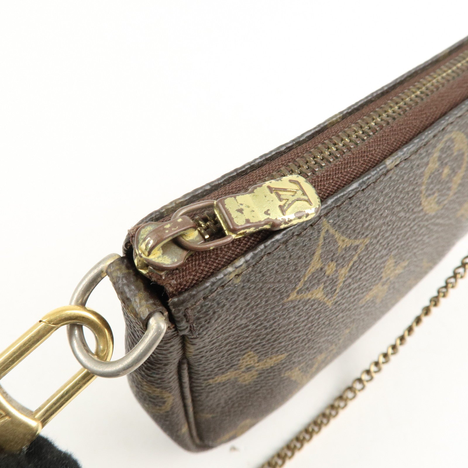 Louis Vuitton Monogram Mini Pochette Accessoires Pouch M58009 Used
