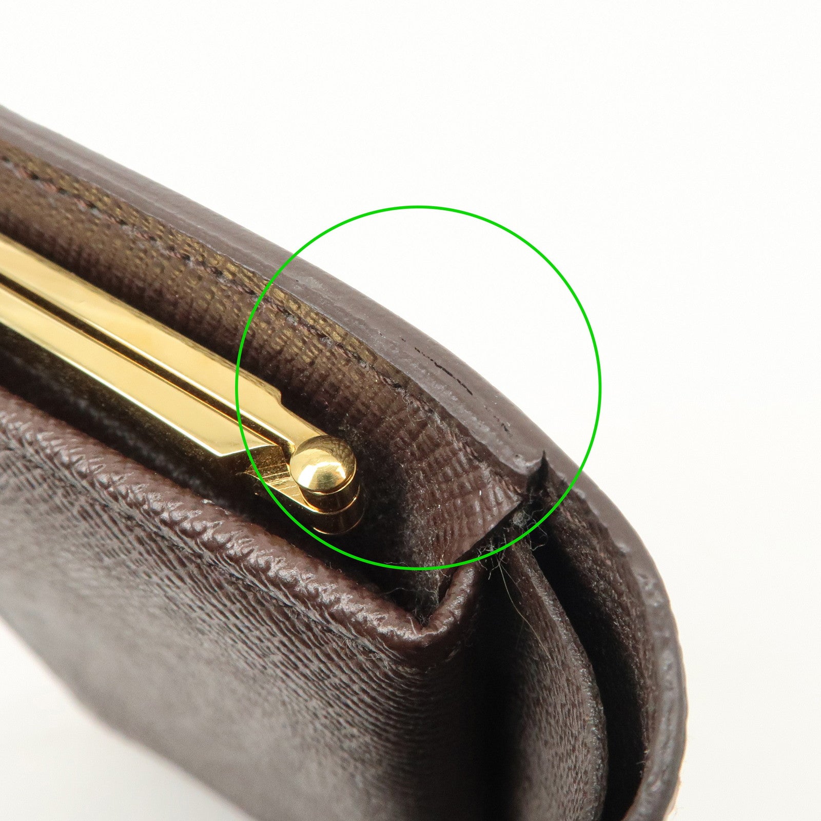 Louis Vuitton Damier Portefeuille Viennois Wallet N61674 Used