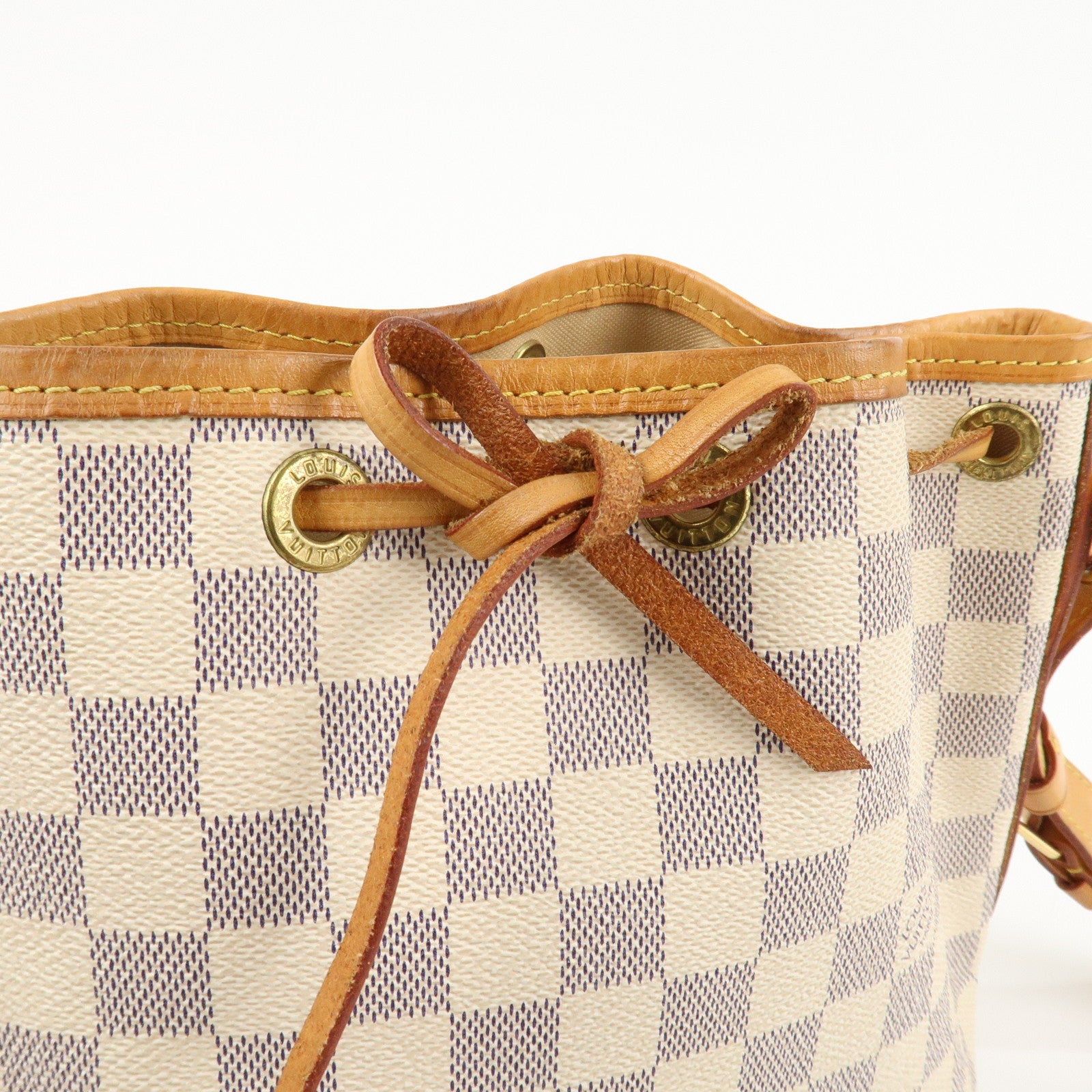 Louis Vuitton Damier Azur Noe BB Shoulder Bag N41220 Used