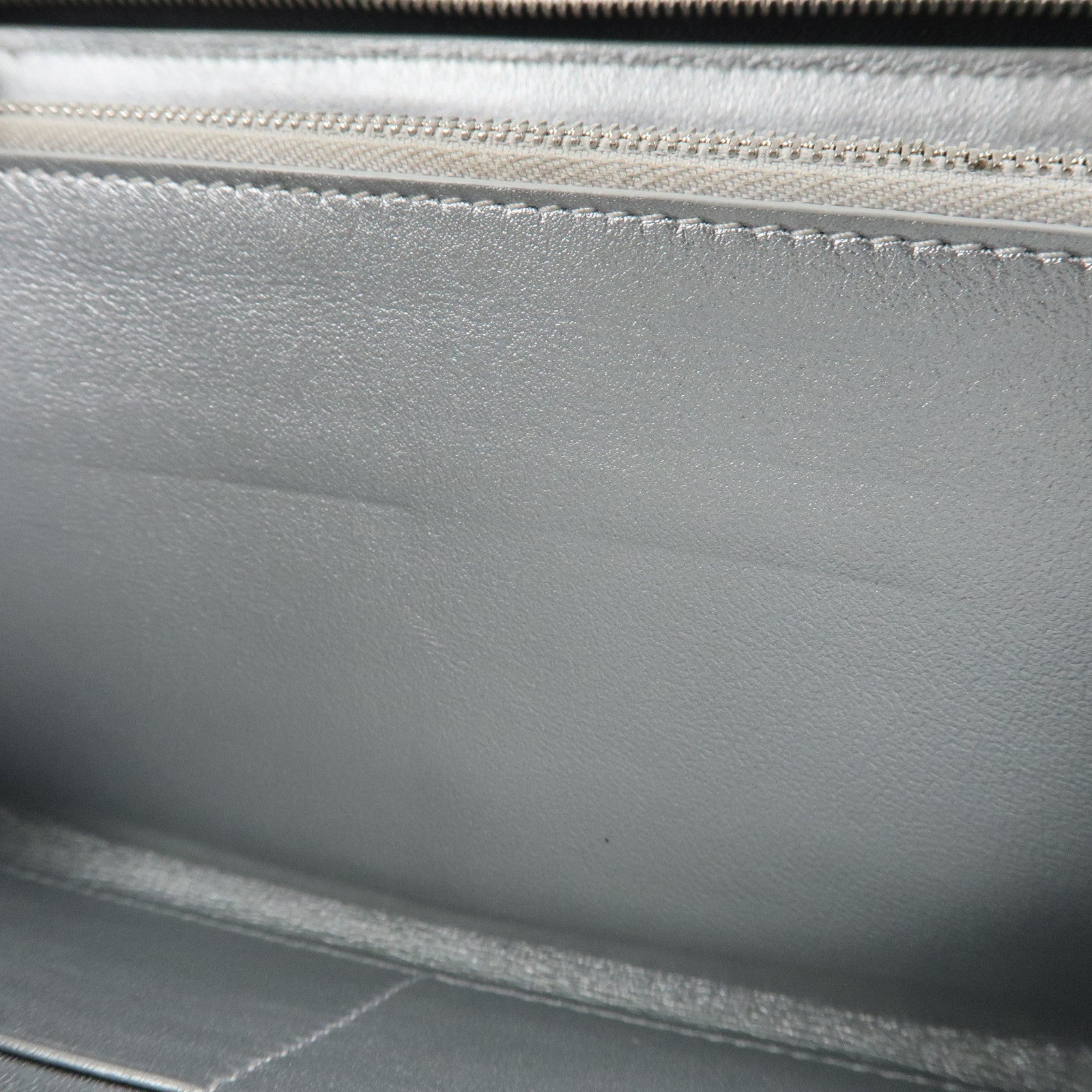 BALENCIAGA Leather Essentials Continental Wallet Black 664041 Used