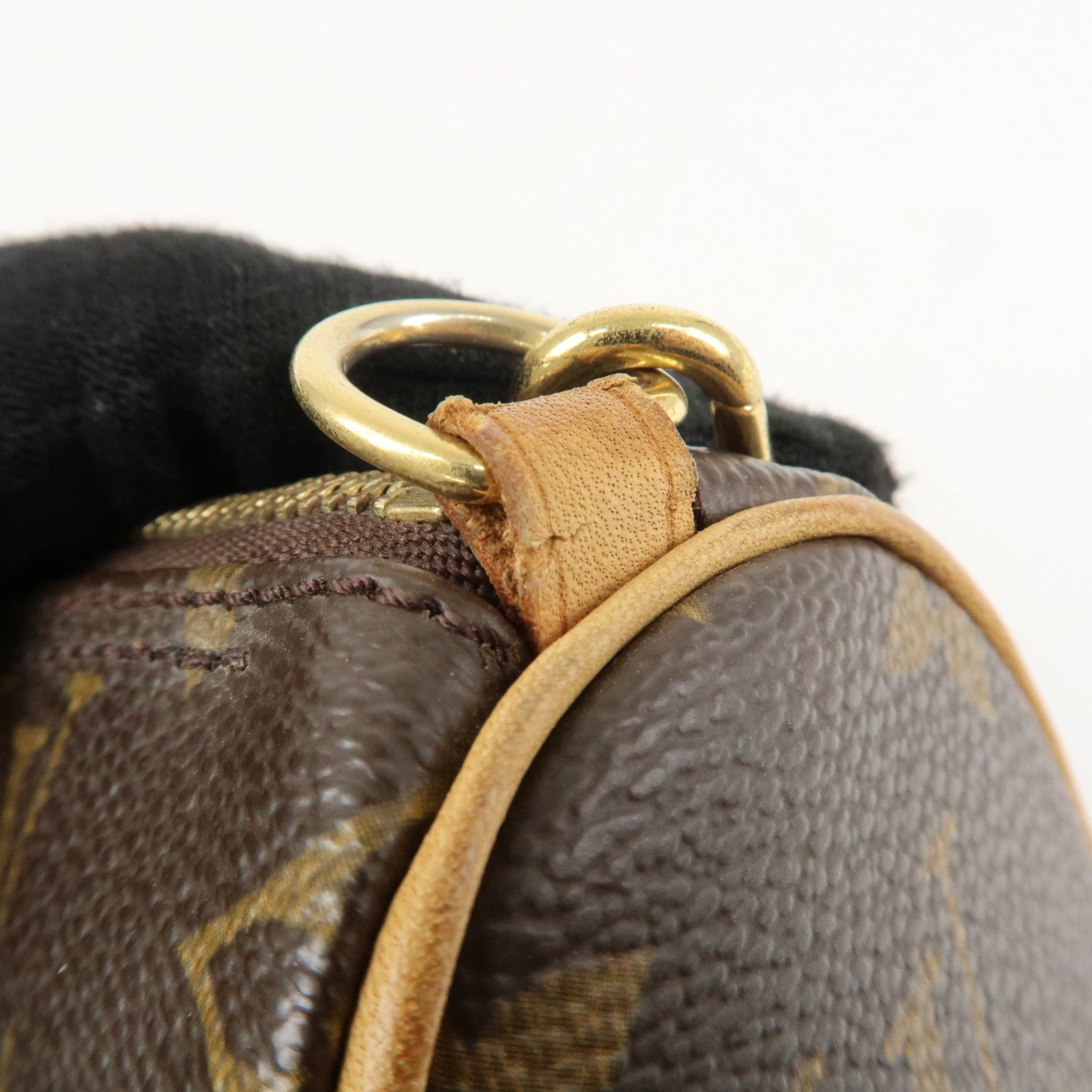 Louis Vuitton Monogram Set of 2 Pouch for Papillon Bag Brown Used
