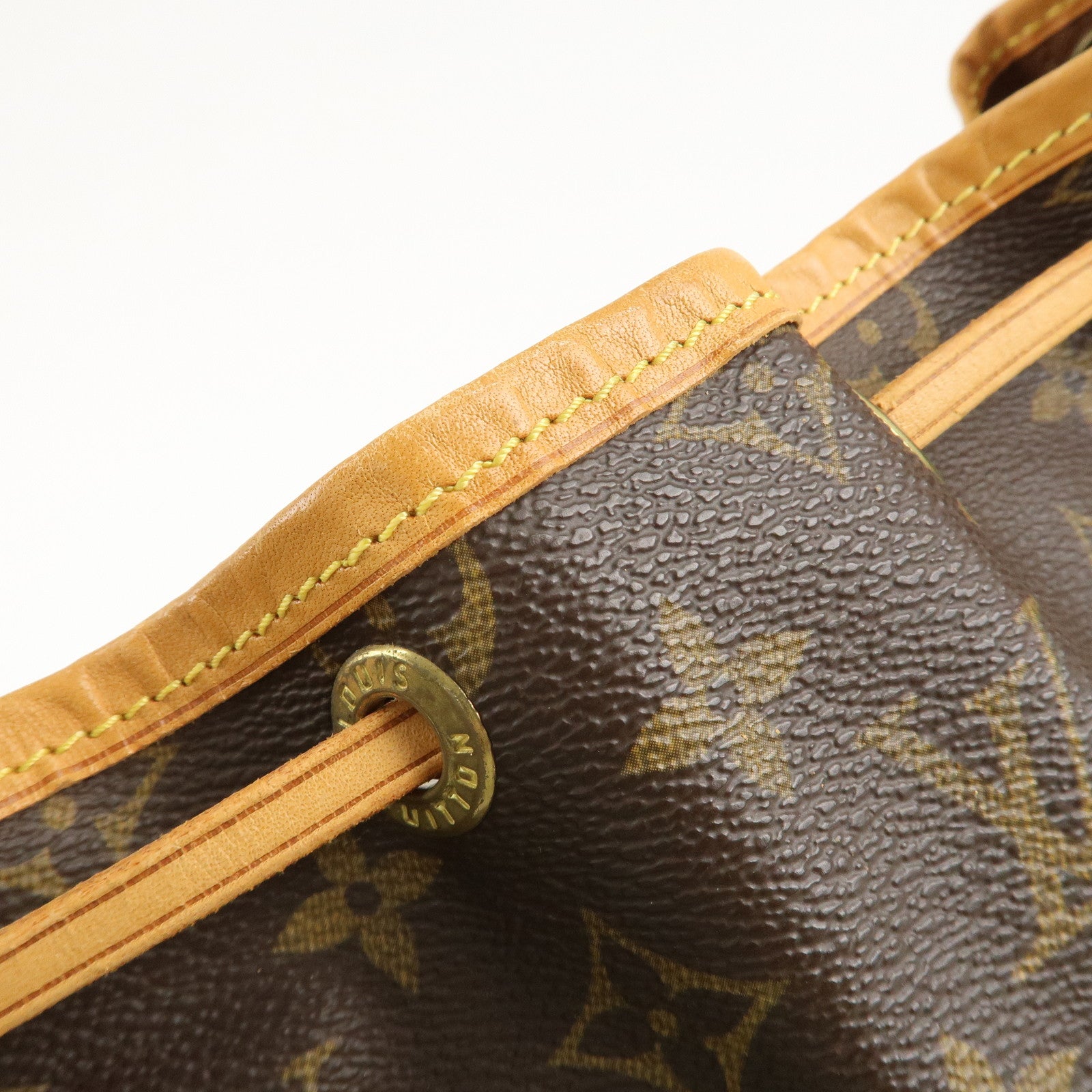Louis Vuitton Monogram Noe Shoulder Bag Hand Bag Brown M42224 Used