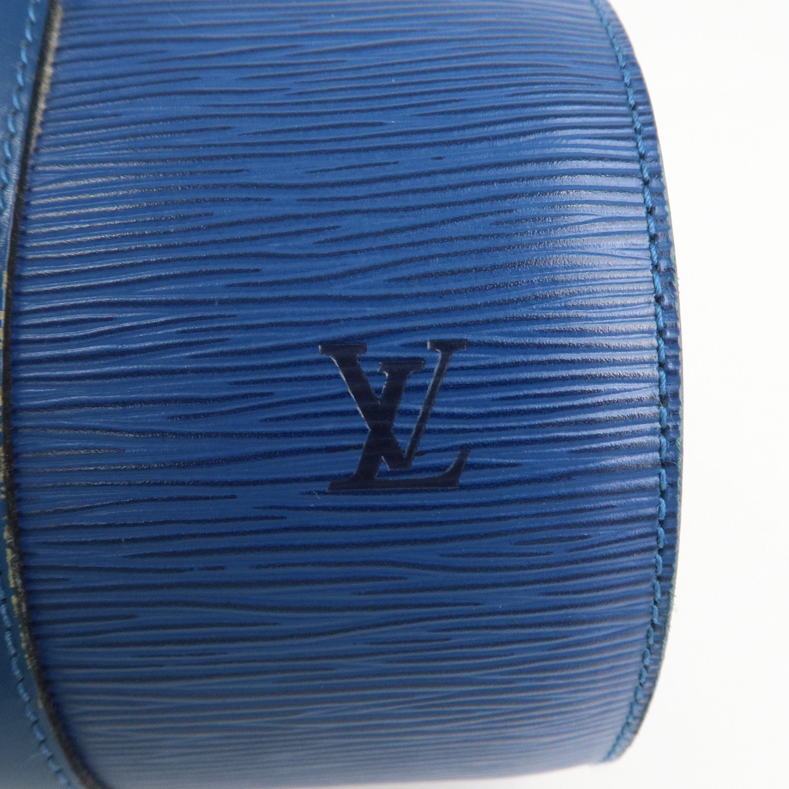 Louis Vuitton Epi Soufflot Shoulder Bag Hand Bag Blue M52225 Used