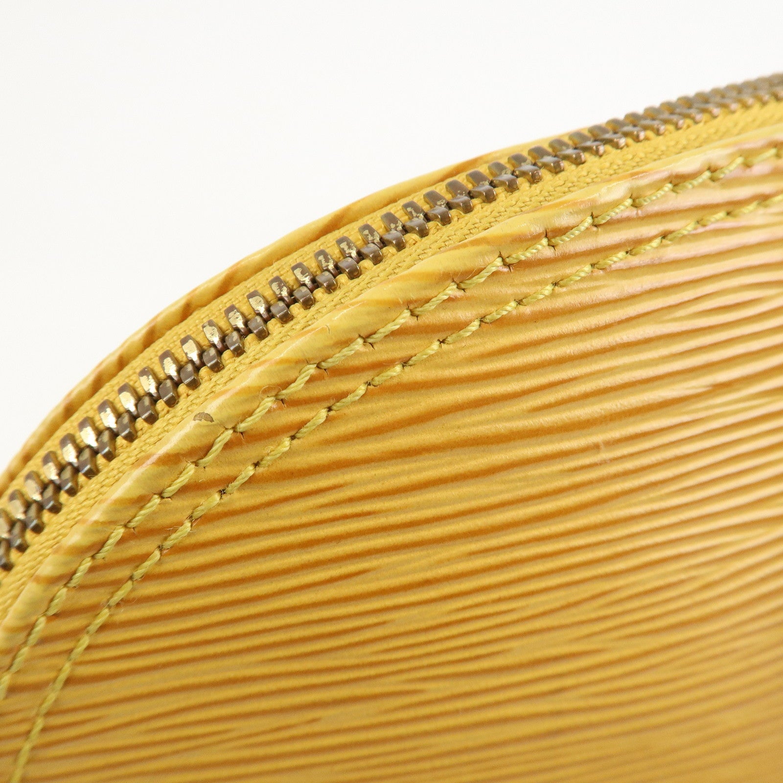 Louis Vuitton Epi Alma PM Hand Bag Tassili Yellow M52149 Used