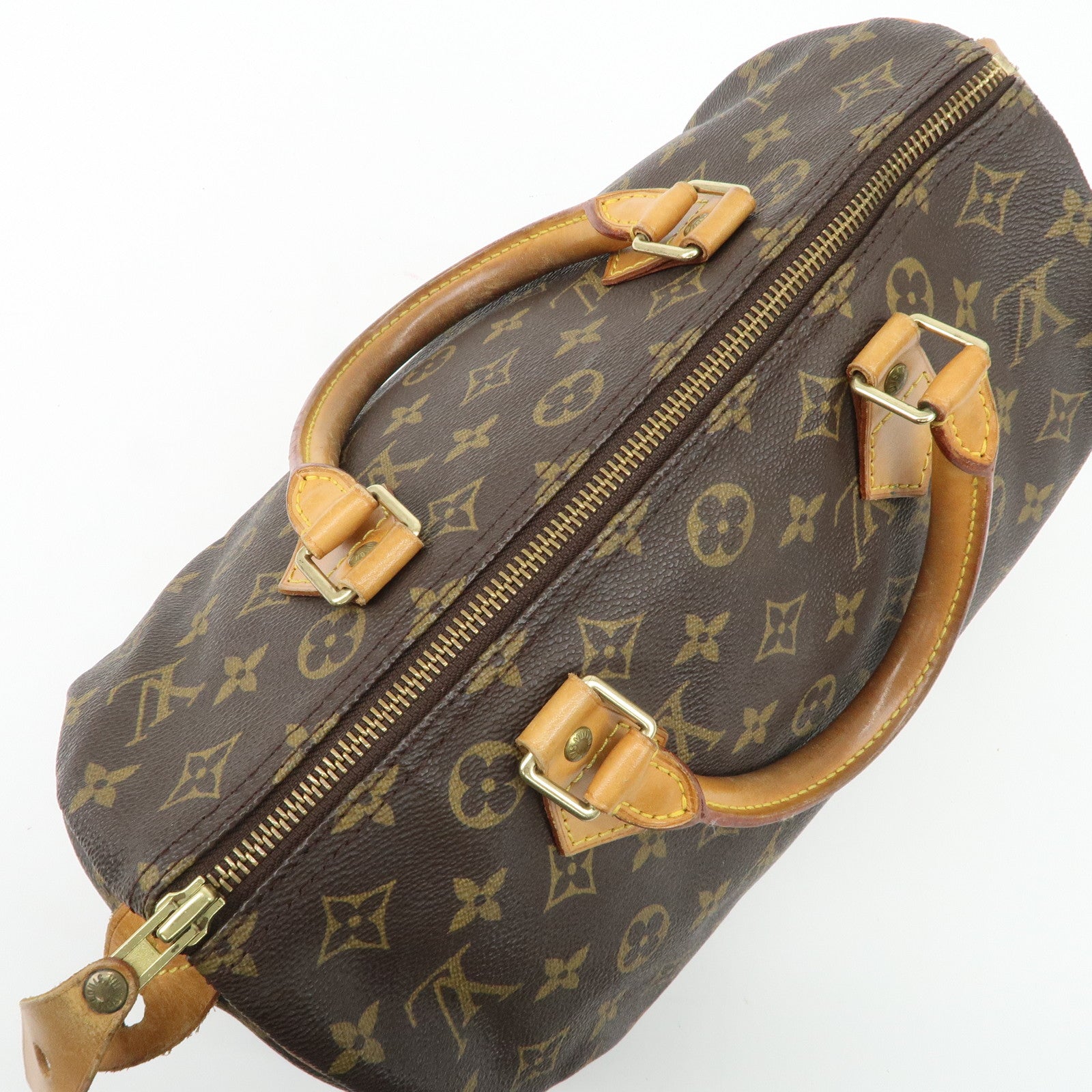 Louis Vuitton Monogram Speedy 30 Hand Bag Boston Bag M41526 Used