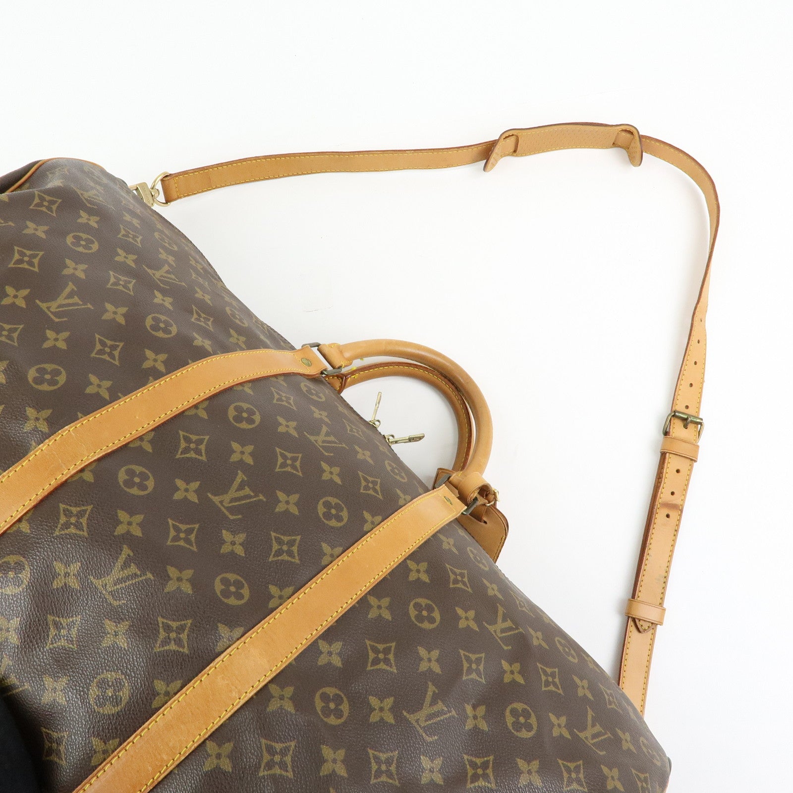 Louis Vuitton Monogram Keep All Bandouliere 60 Boston Bag M41412