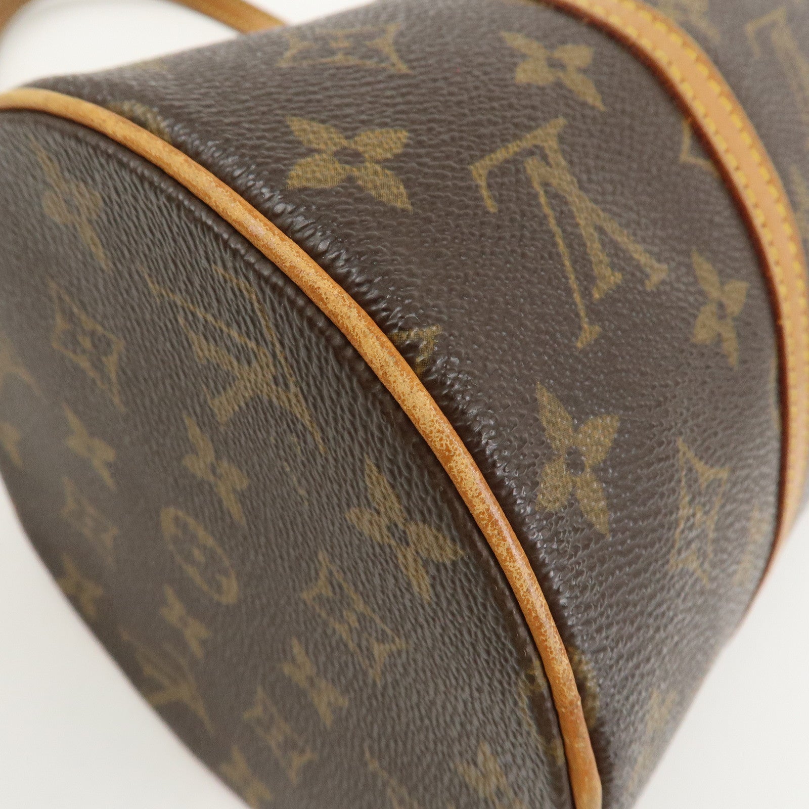 Louis Vuitton Monogram Papillon 30 Hand Bag Brown M51385