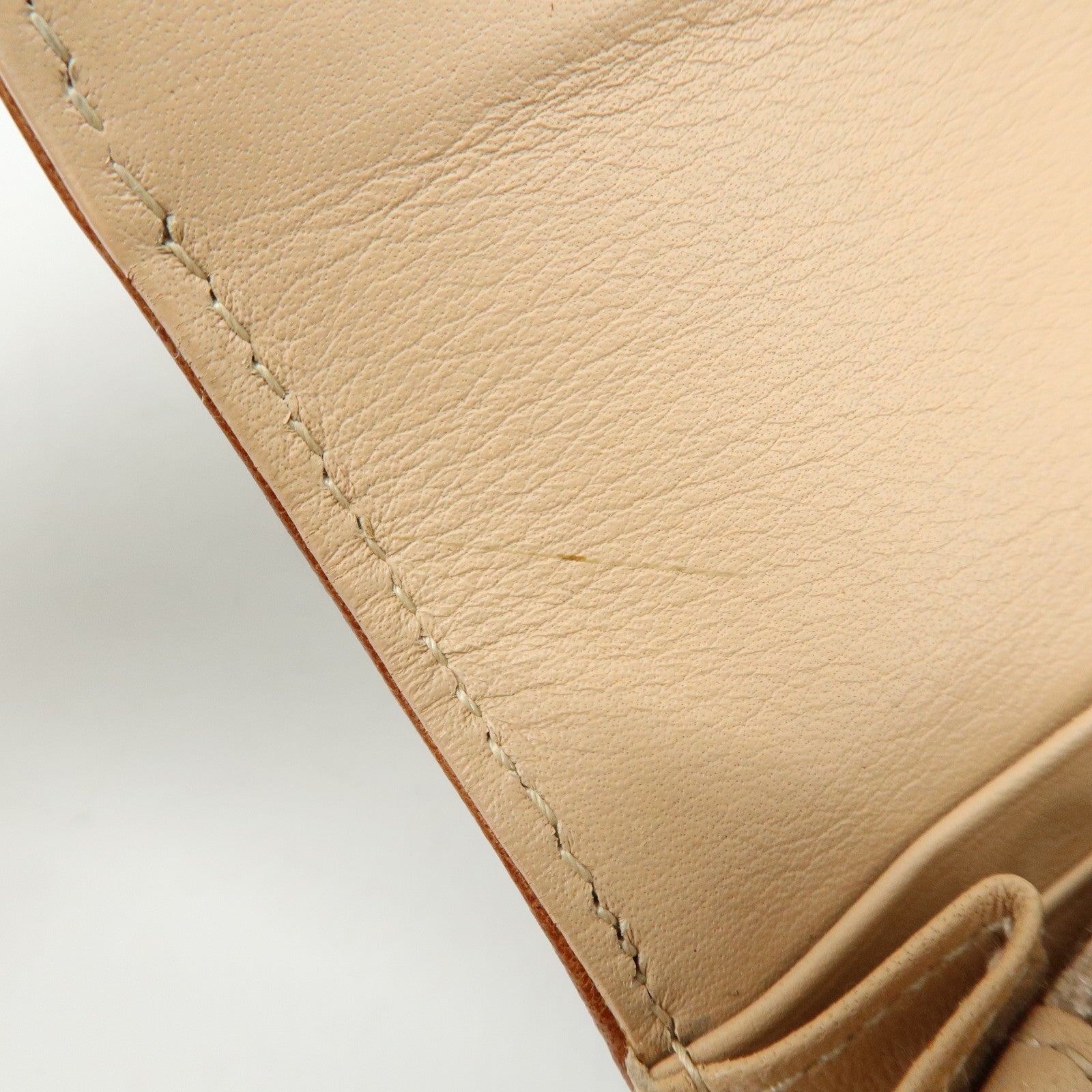Christian Dior Trotter Romantic PVC Leather Long Flap Wallet Brown