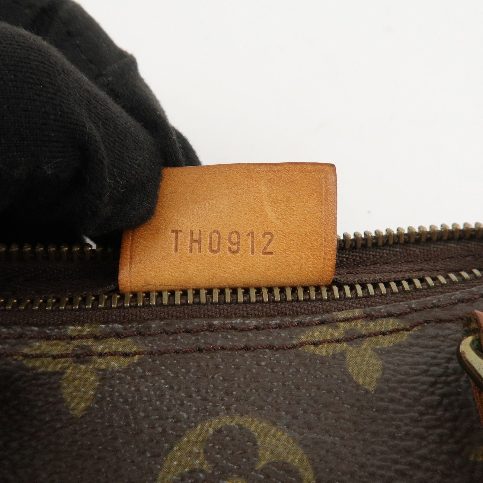 Louis Vuitton Monogram Mini Speedy Hand Bag Brown M41534