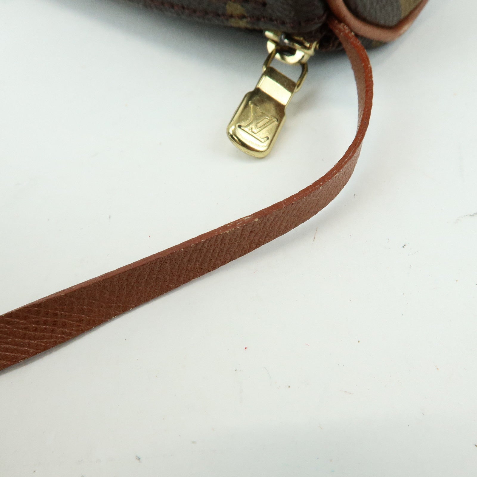 Louis Vuitton Monogram Mini Pouch for Papillon Bag Brown