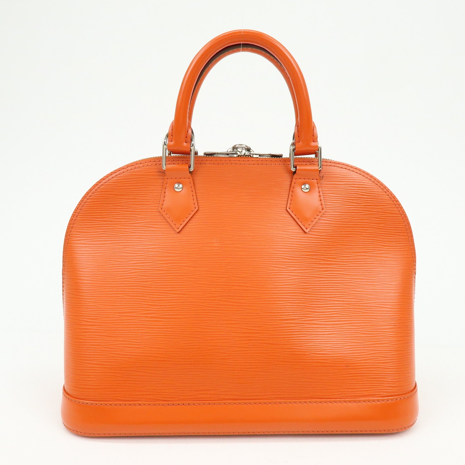 Louis Vuitton Epi Alma PM Hand Bag Pimont Orange M40623