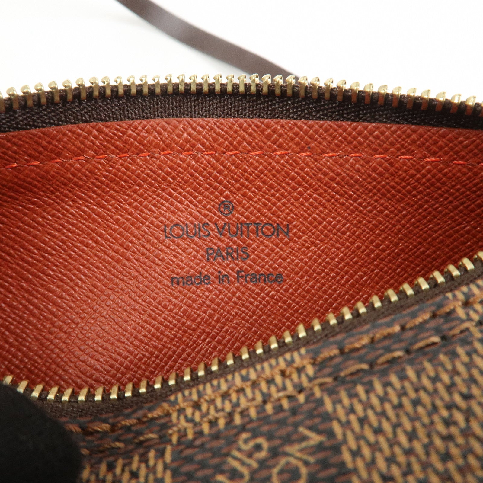 Louis Vuitton Damier Ebene Mini Pouch for Papillon Bag Brown