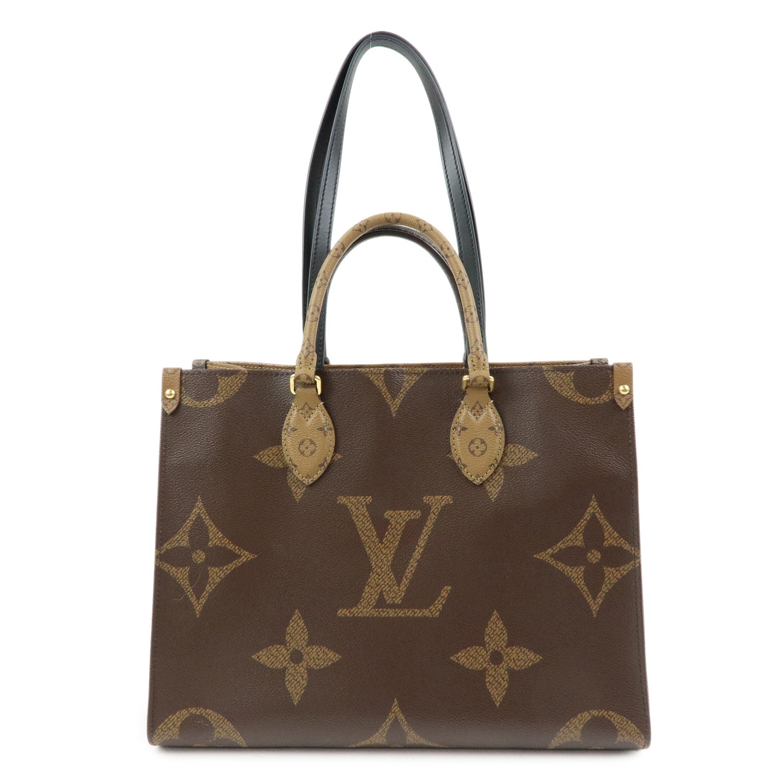 LOUIS VUITTON Monogram Giant Reverse On the Go MM Tote Bag M45321