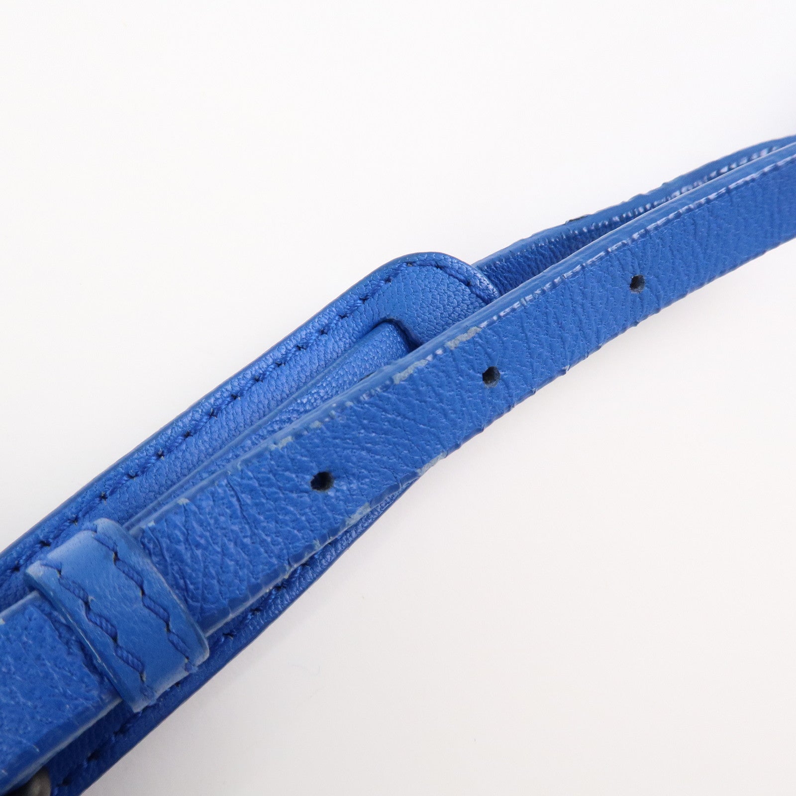 BOTTEGA VENETA Intrecciato Leather Shoulder Bag Blue