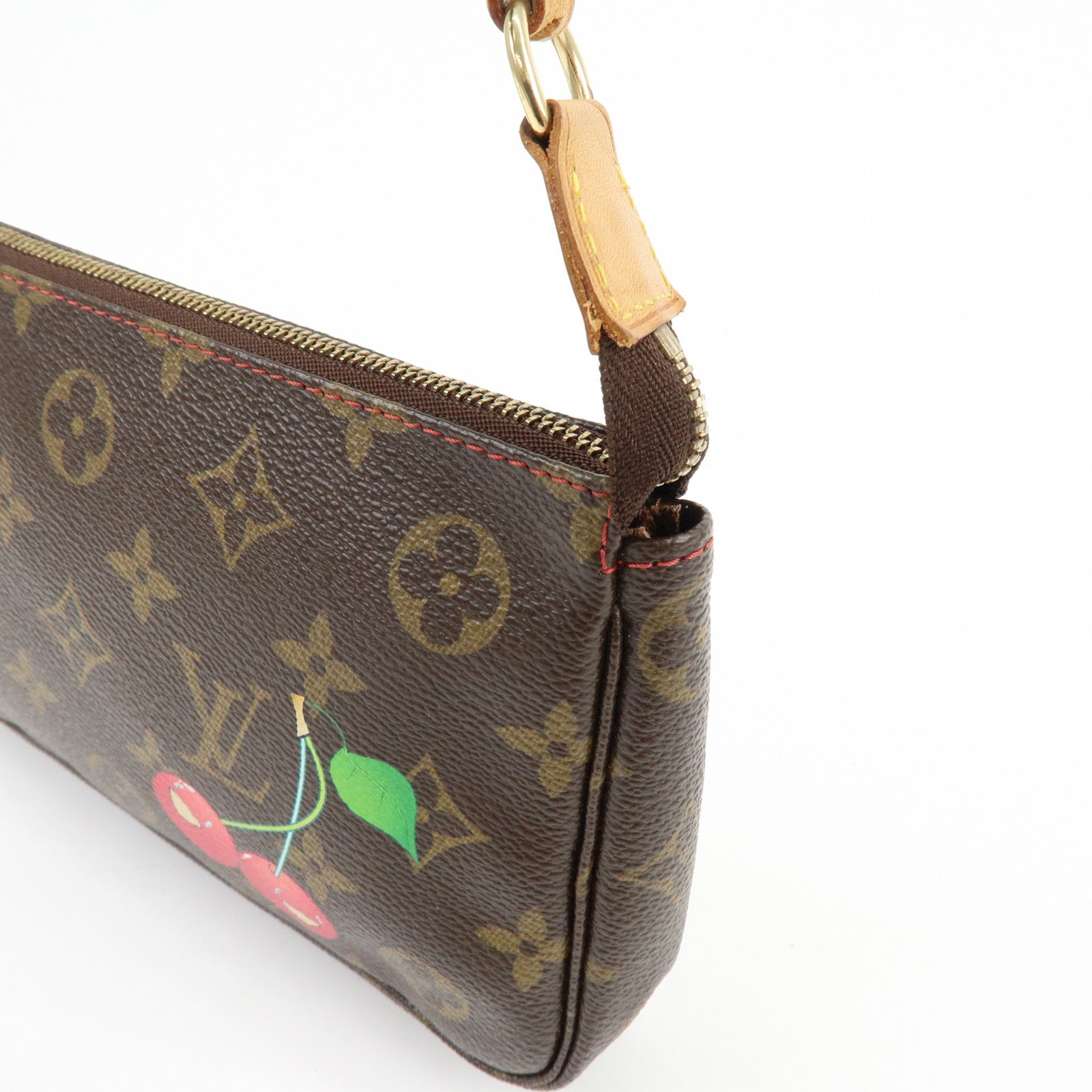 Louis Vuitton Monogram Cherry Pochette Accessoires Pouch M95008