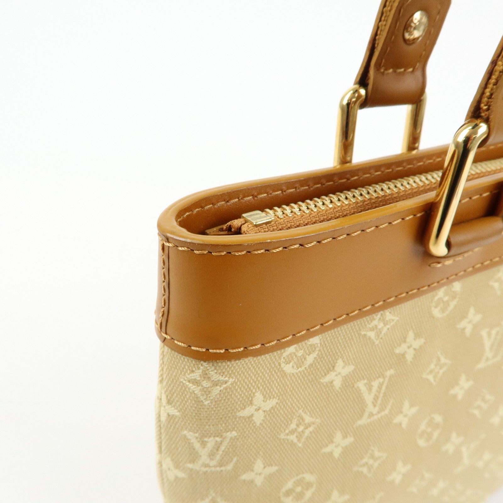 Louis Vuitton Monogram Mini Lucille PM Hand Bag Beige M92684