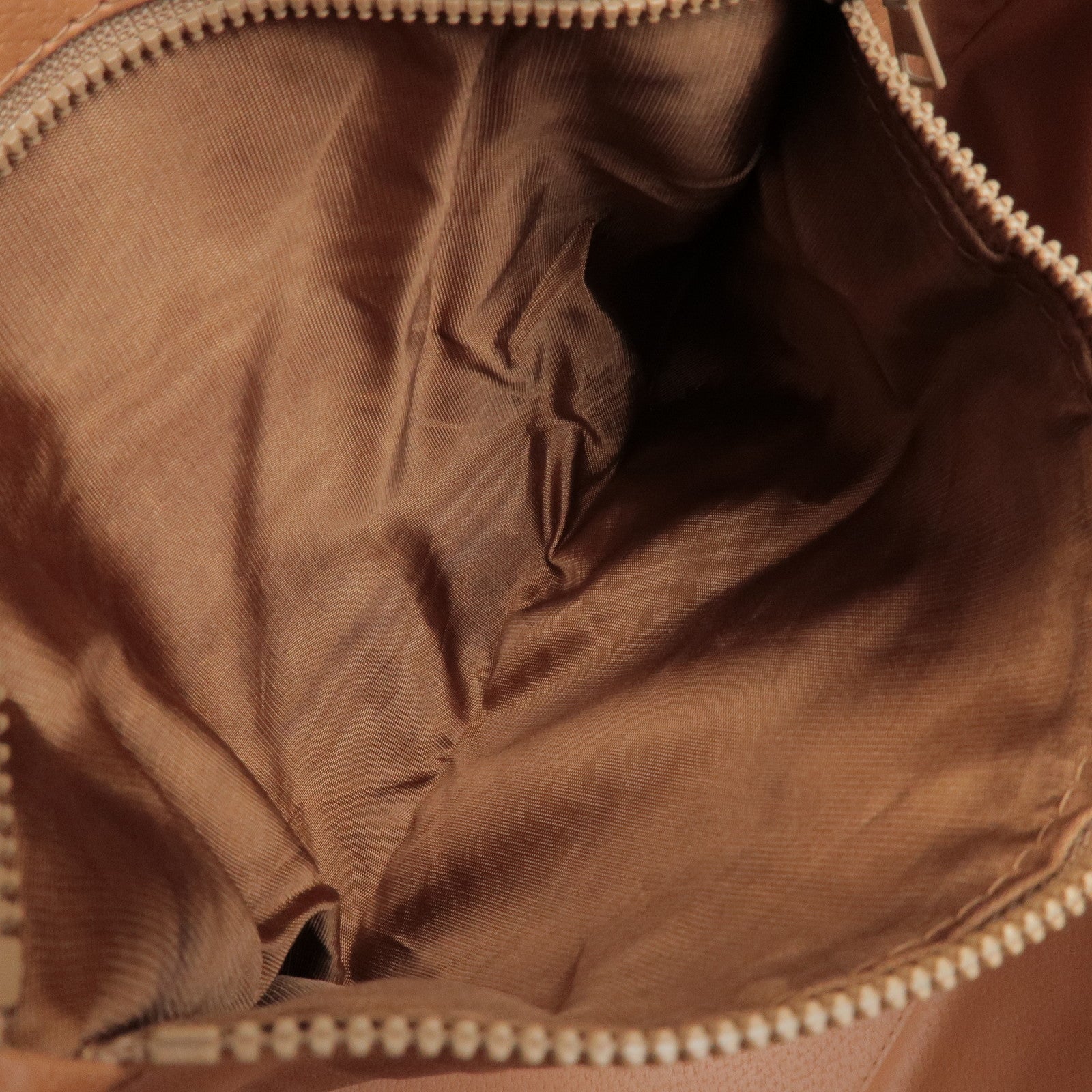 CELINE Macadam PVC Leather Boston Bag Hand Bag Brown