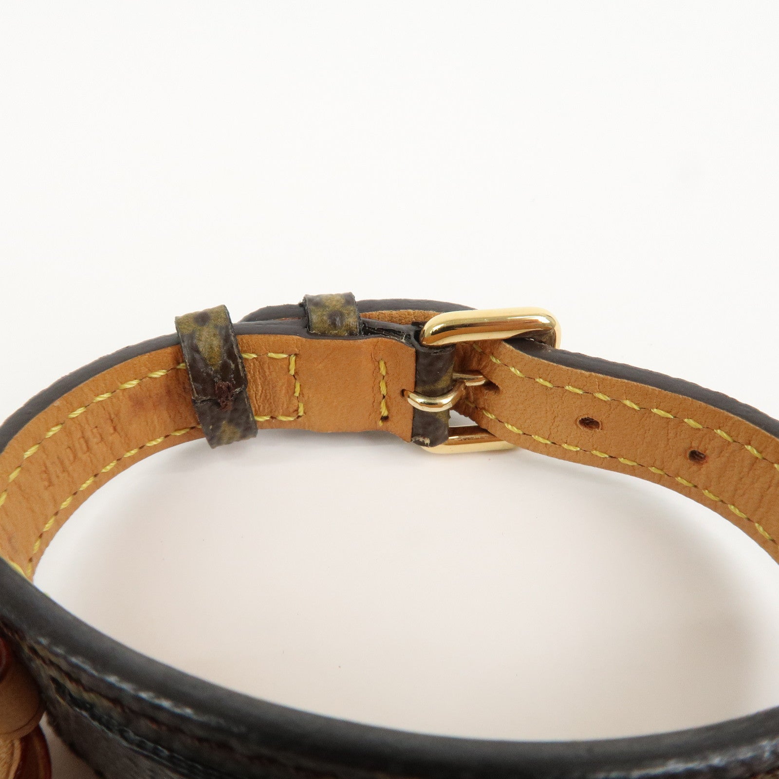 Louis Vuitton Monogram Porte Address Bracelet Brown M92577