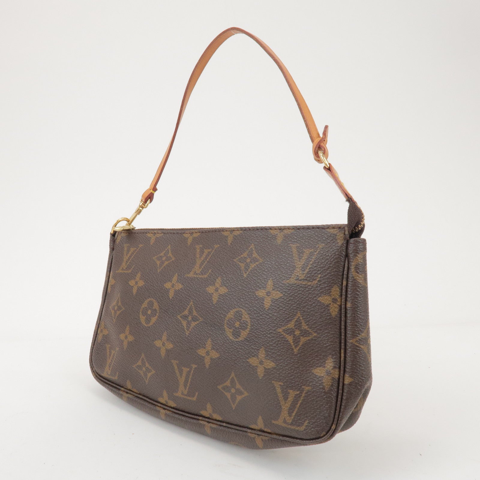 Louis Vuitton Monogram Pochette Accessoires Pouch Hand Bag M51980