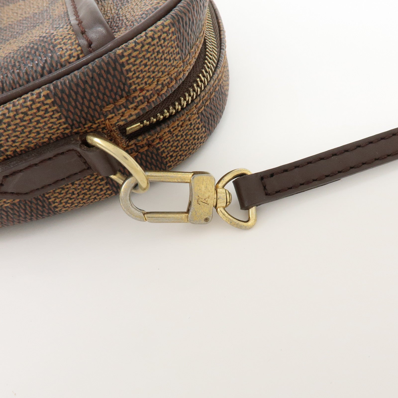 Louis Vuitton Damier Pochette Ipanema Shoulder Bag Ebene N51296