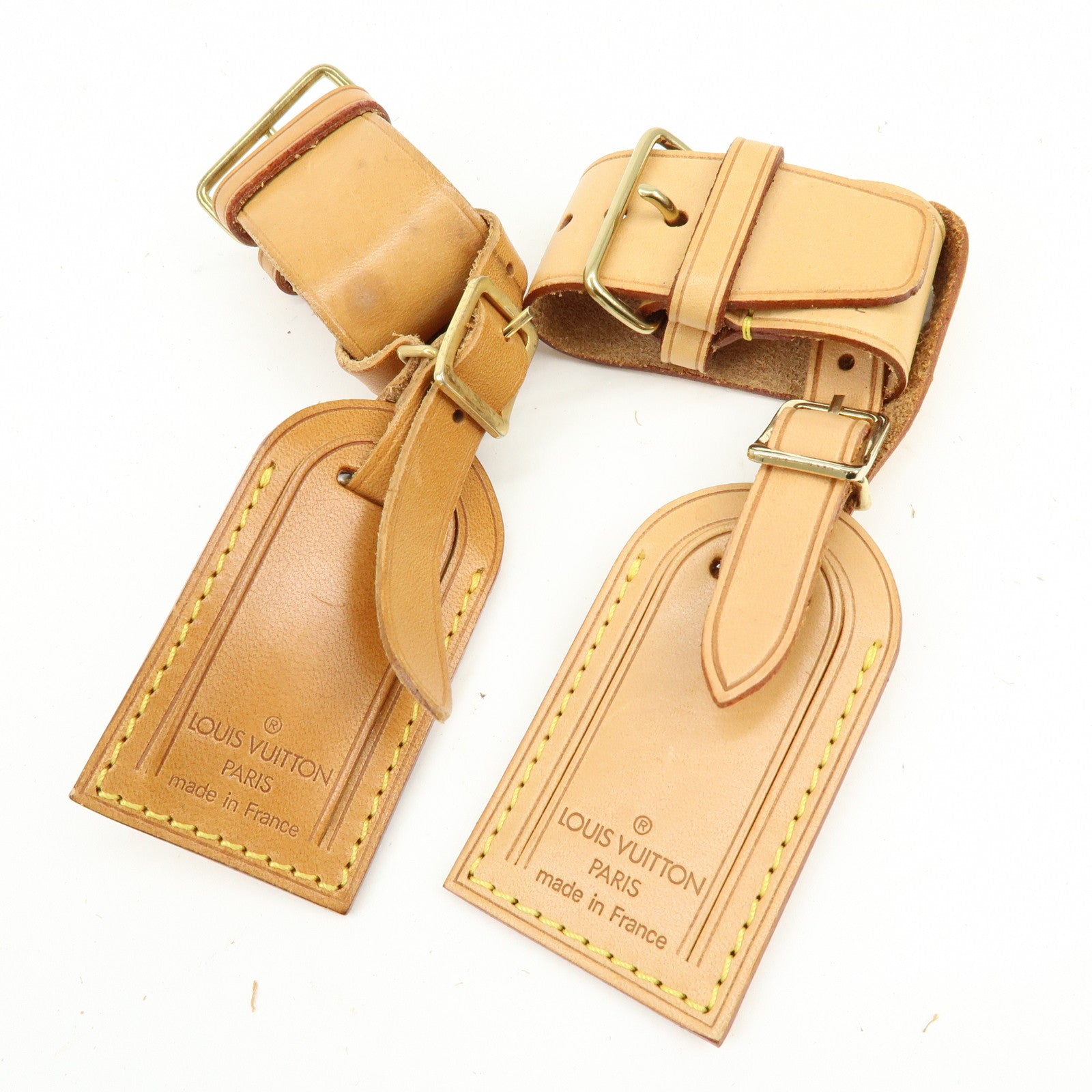 Louis Vuitton Set of 9 Leather Name Tag & Poignet