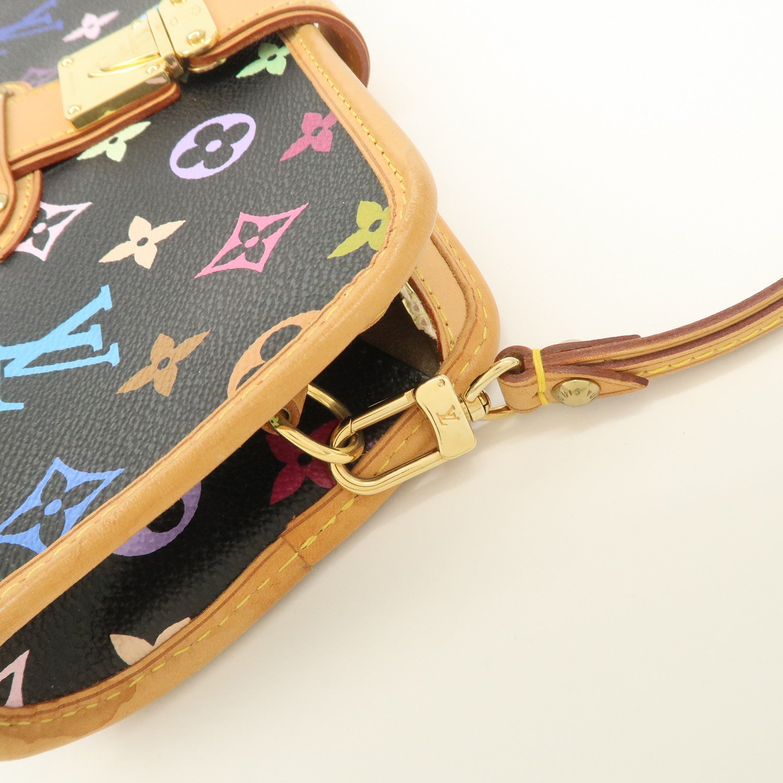 Louis Vuitton Monogram Multicolor Shirley Shoulder Bag Hand Bag M40050 Used