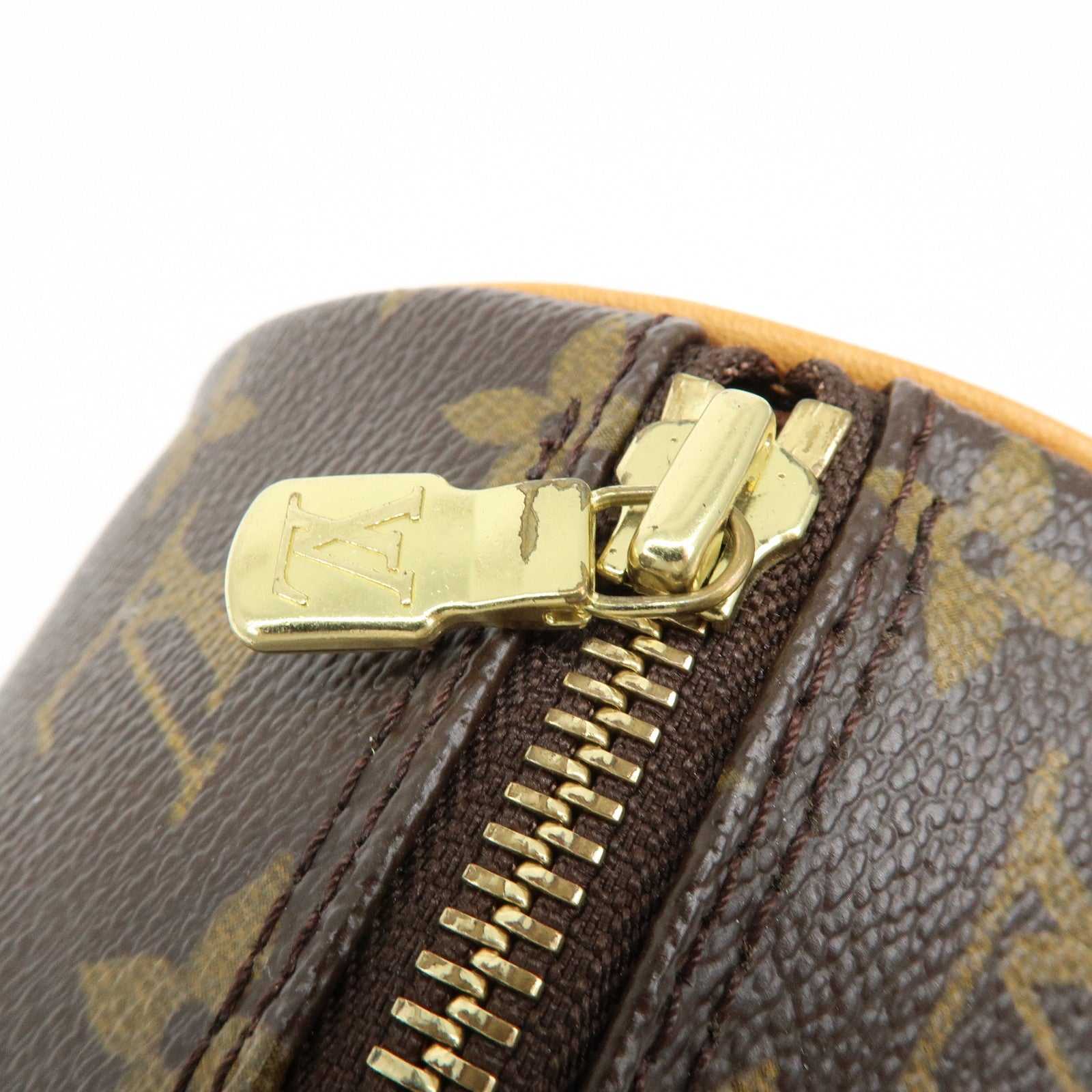 Louis Vuitton Monogram Papillon 30 Hand Bag Brown M51385