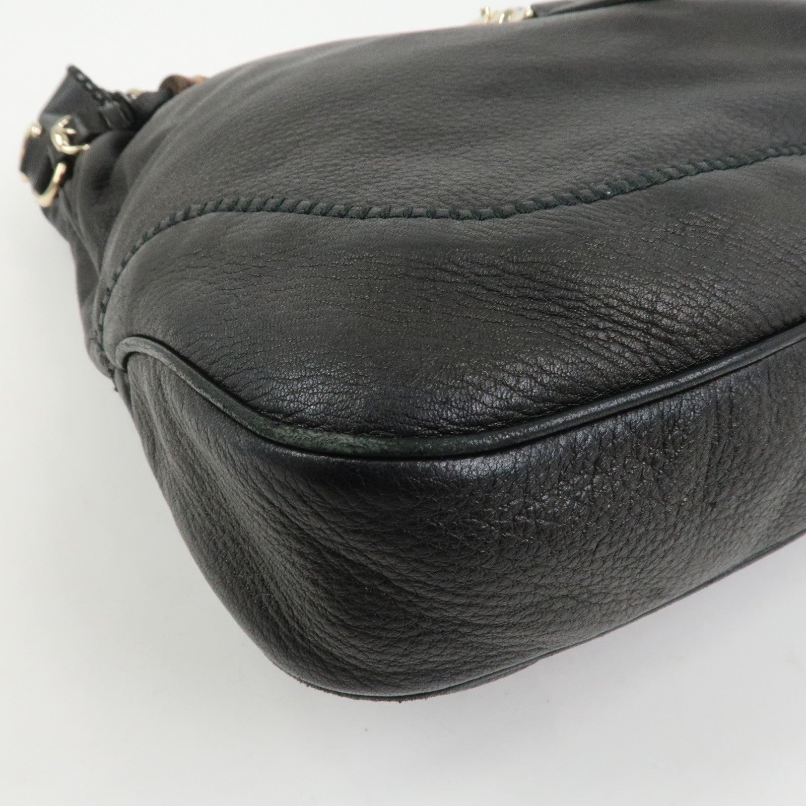 GUCCI New Jackie Bamboo Leather 2WAY Bag Shoulder Bag 223929
