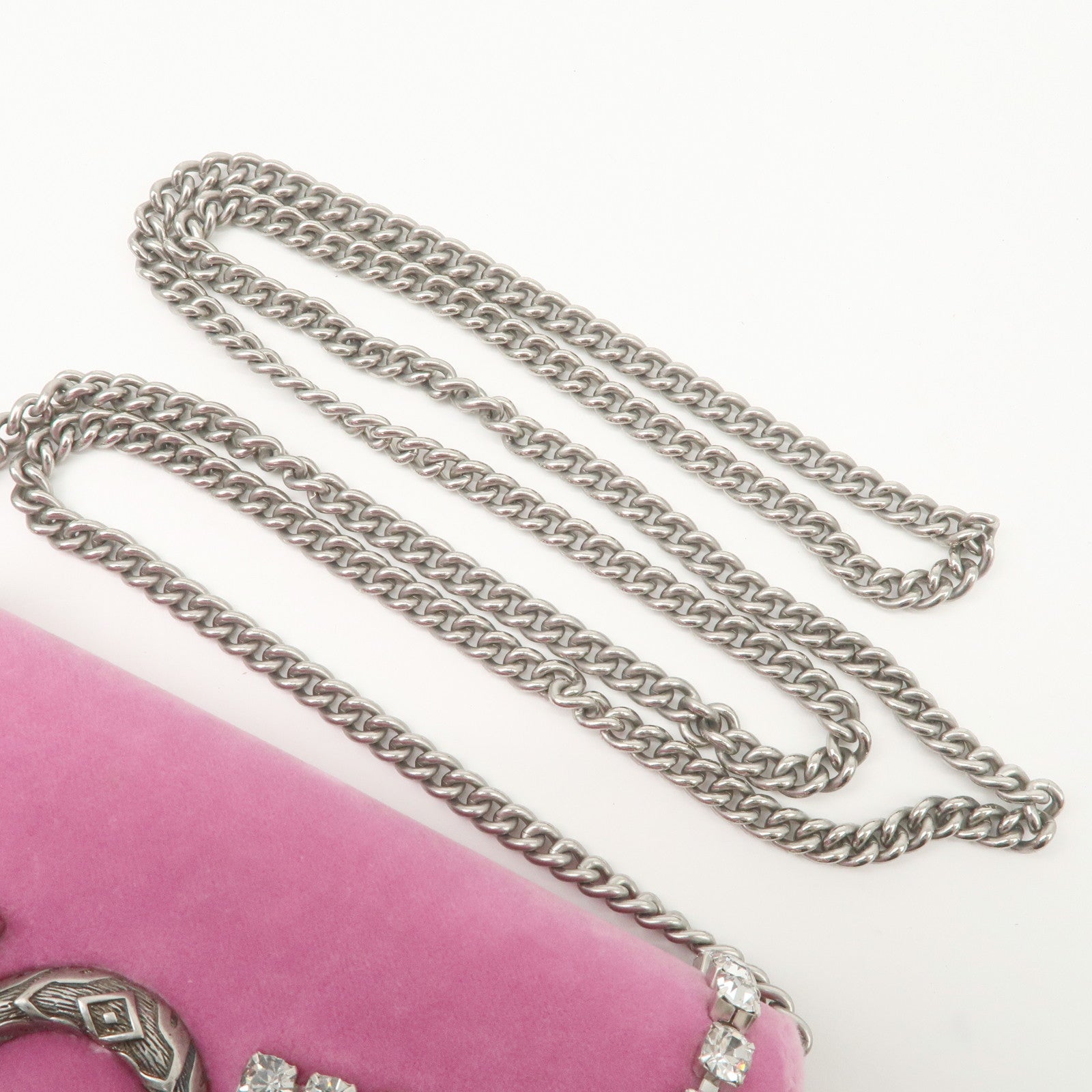 GUCCI Dionysus Super Mini Bag Leather Chain Shoulder Bag 476432 Used