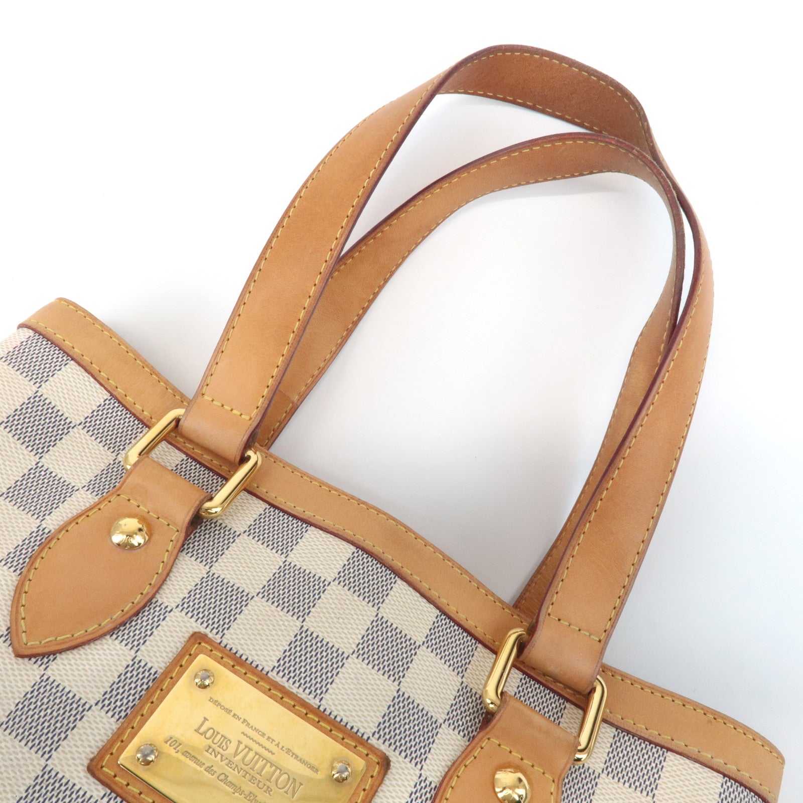 Louis Vuitton Damier Azur Hampstead PM Hand Bag Shoulder Bag N51207