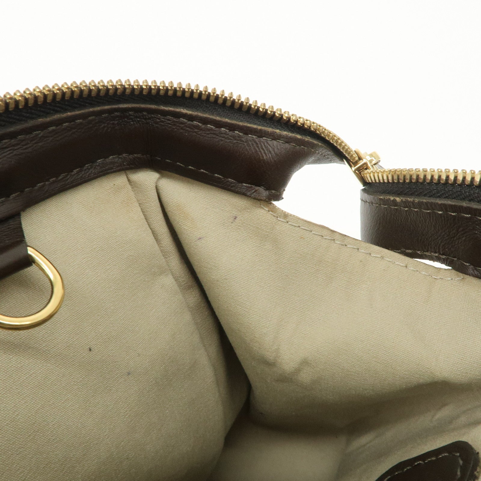 Louis Vuitton Monogram Mini Josephine PM Hand Bag Khaki M92215 Used Used