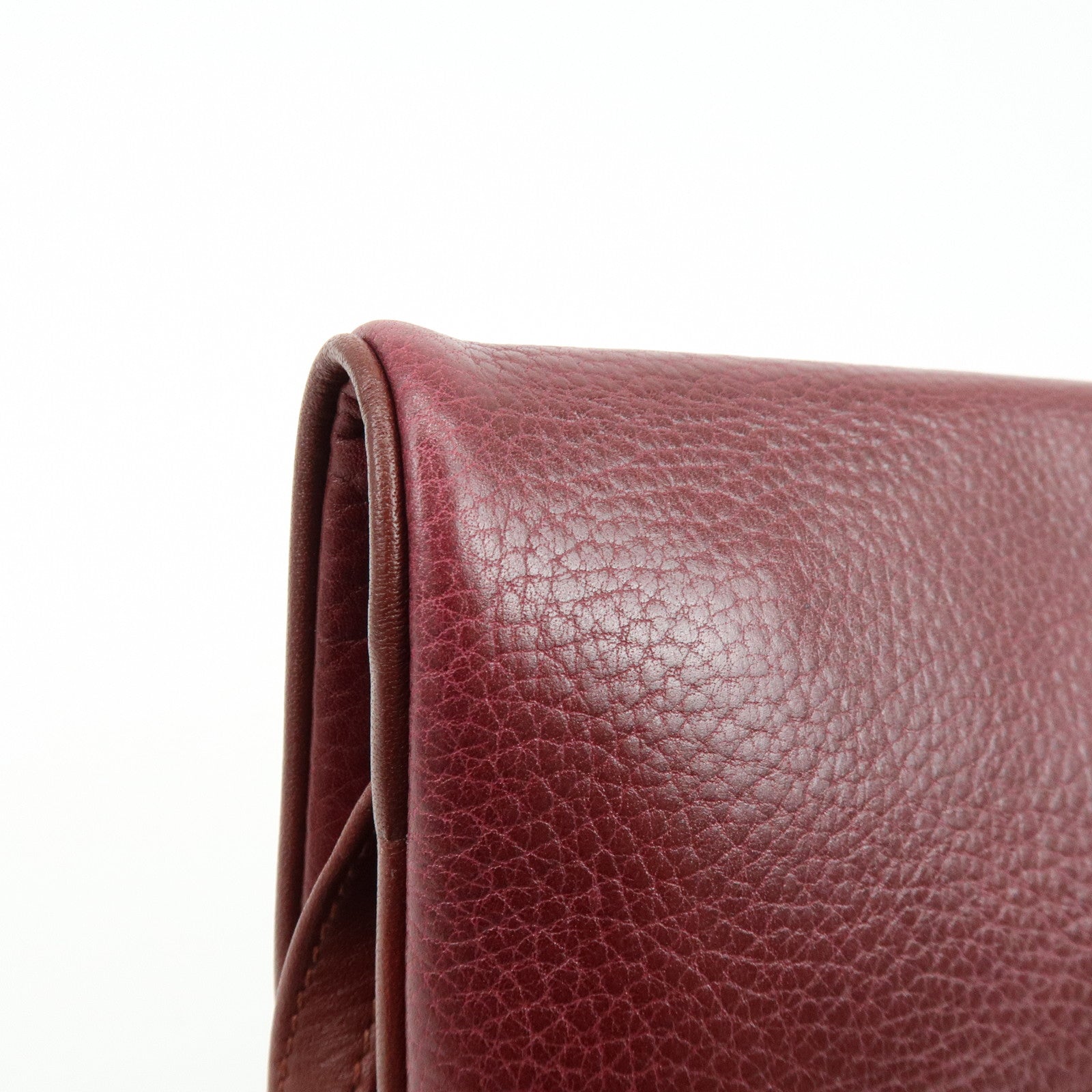 Cartier Must de Cartier Leather Shoulder Bag Crossbody Bag Bordeaux