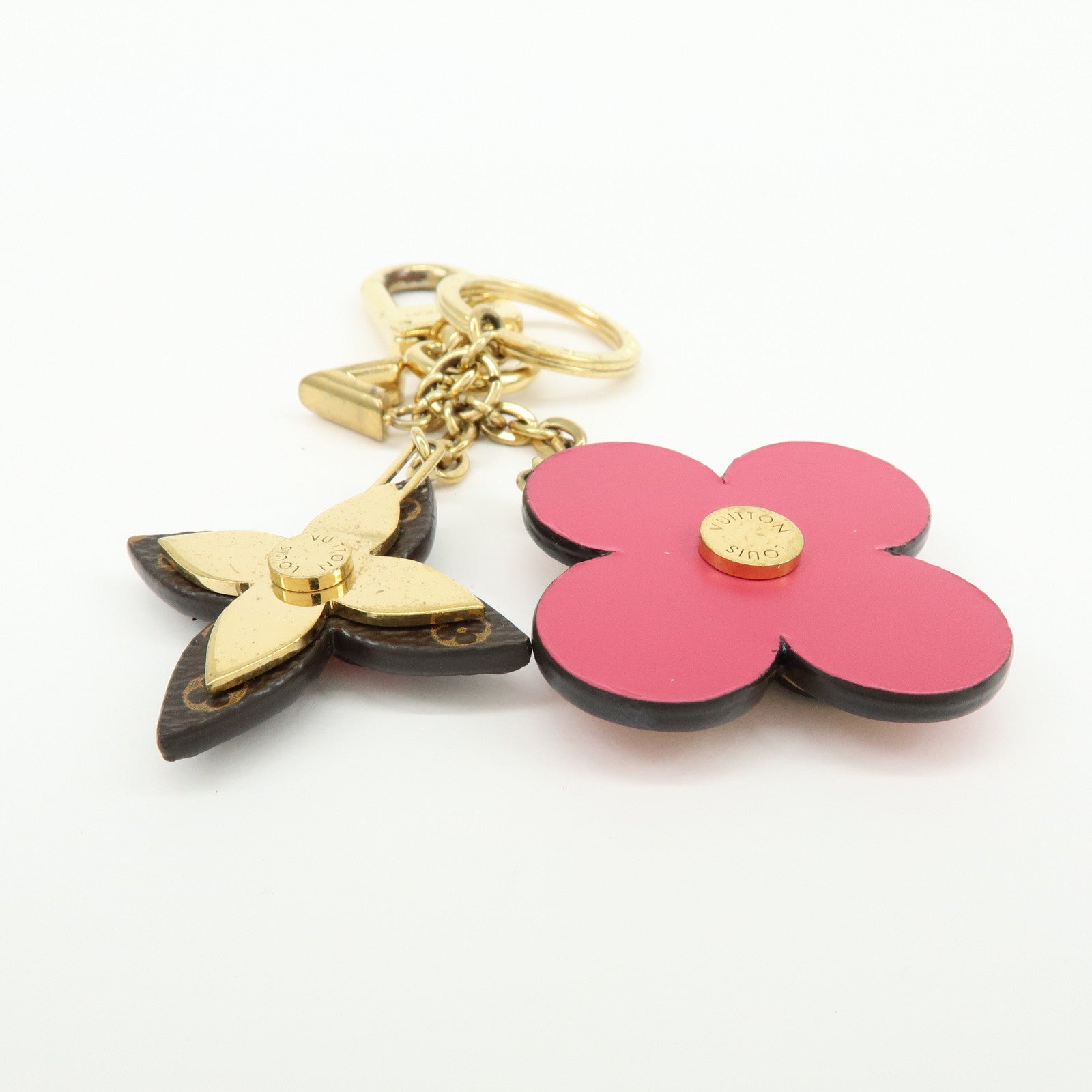 Louis Vuitton Porte Cles Blooming Flower Bag Charm Key Chain M63084