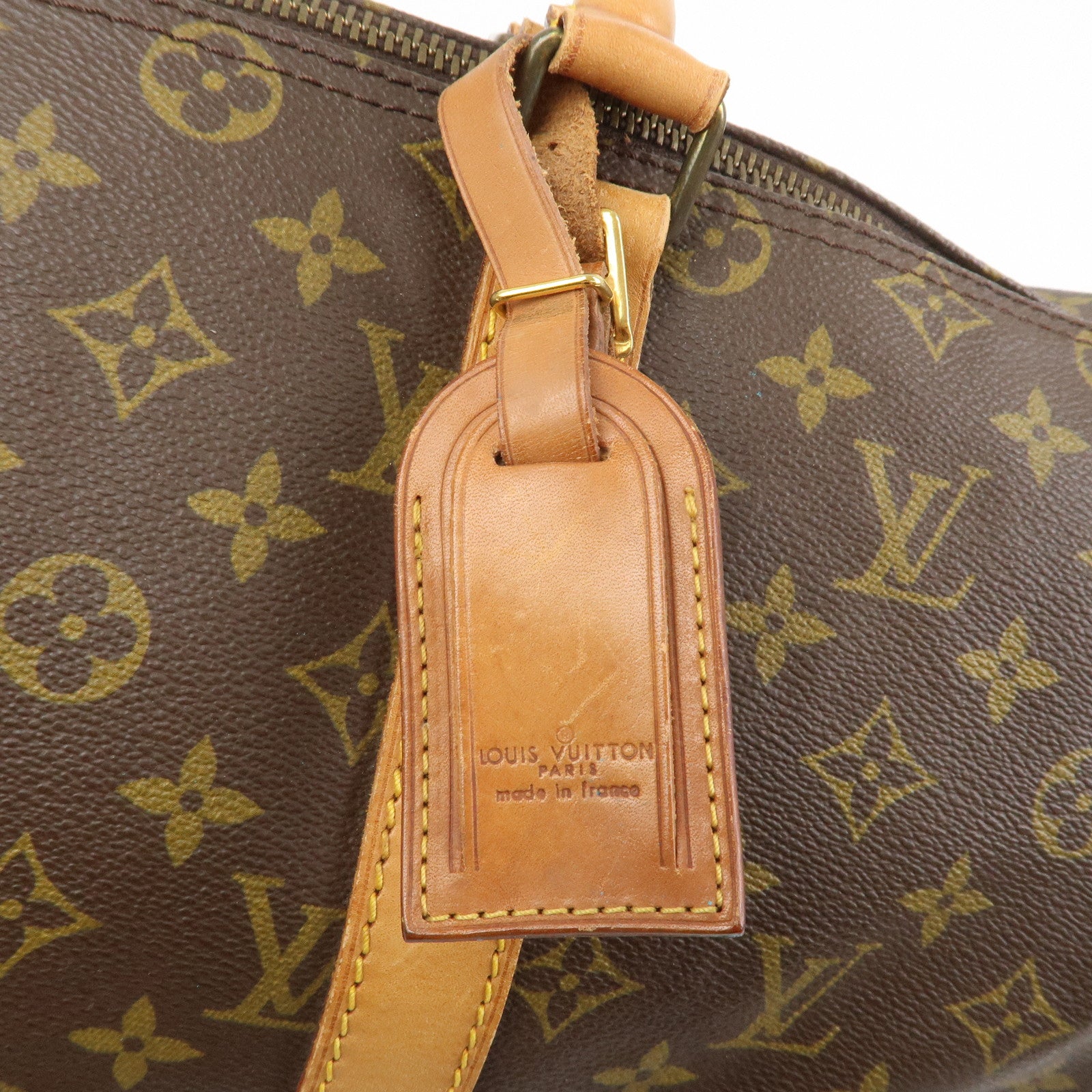Louis Vuitton Monogram Keep All 45 Boston Bag Brown M41428
