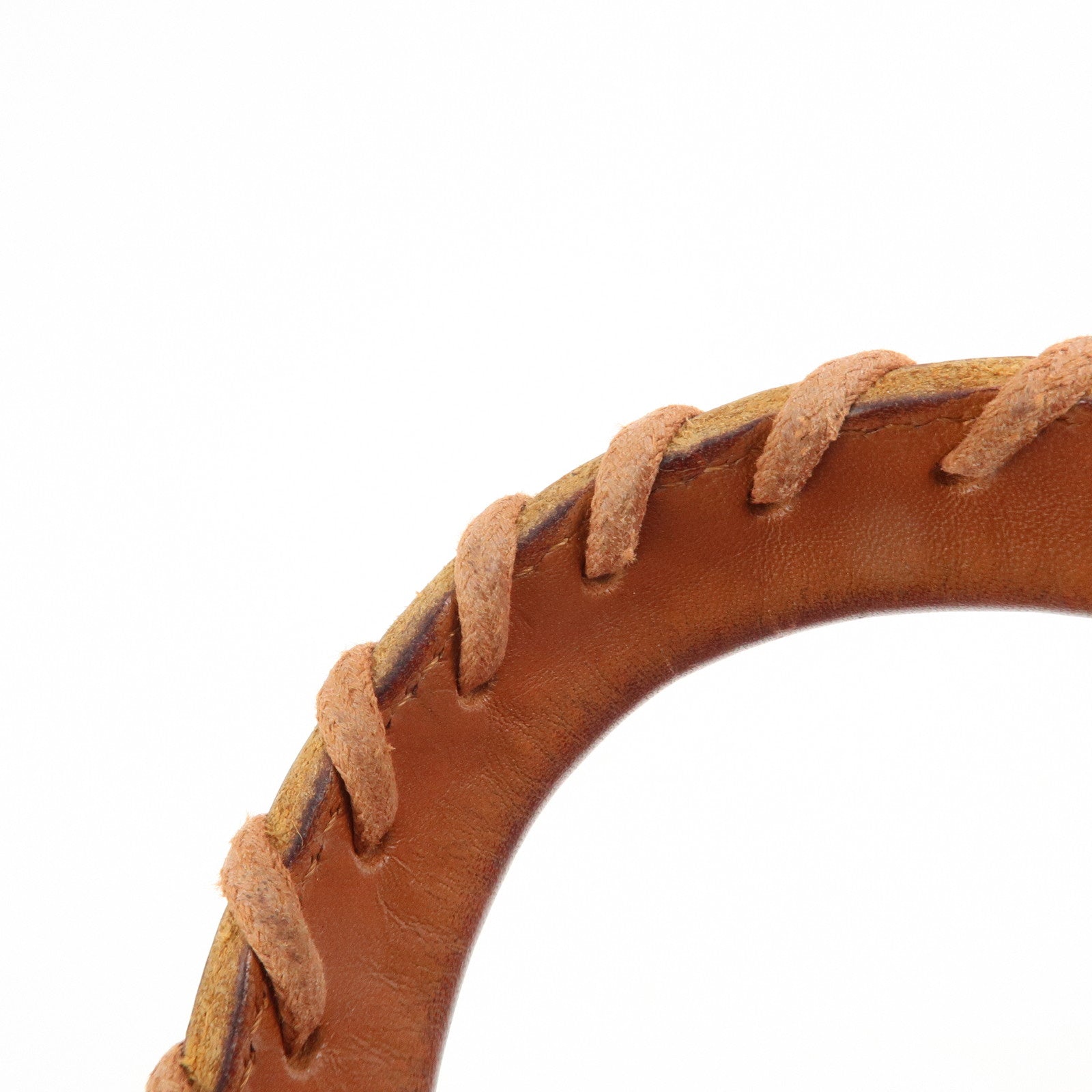 BALENCIAGA Straw Tote Bag Shoulder Bag Brown Pink 236741 Used