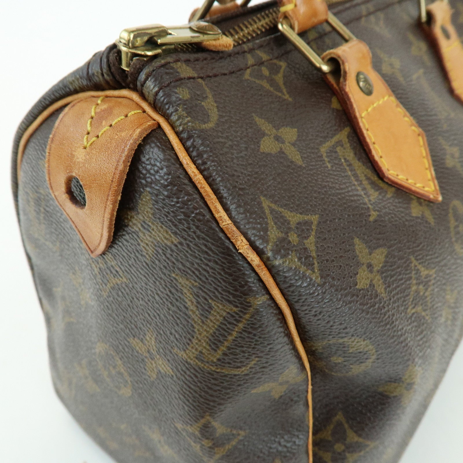 Louis Vuitton Monogram Speedy 25 Boston Bag Hand Bag Brown M41528