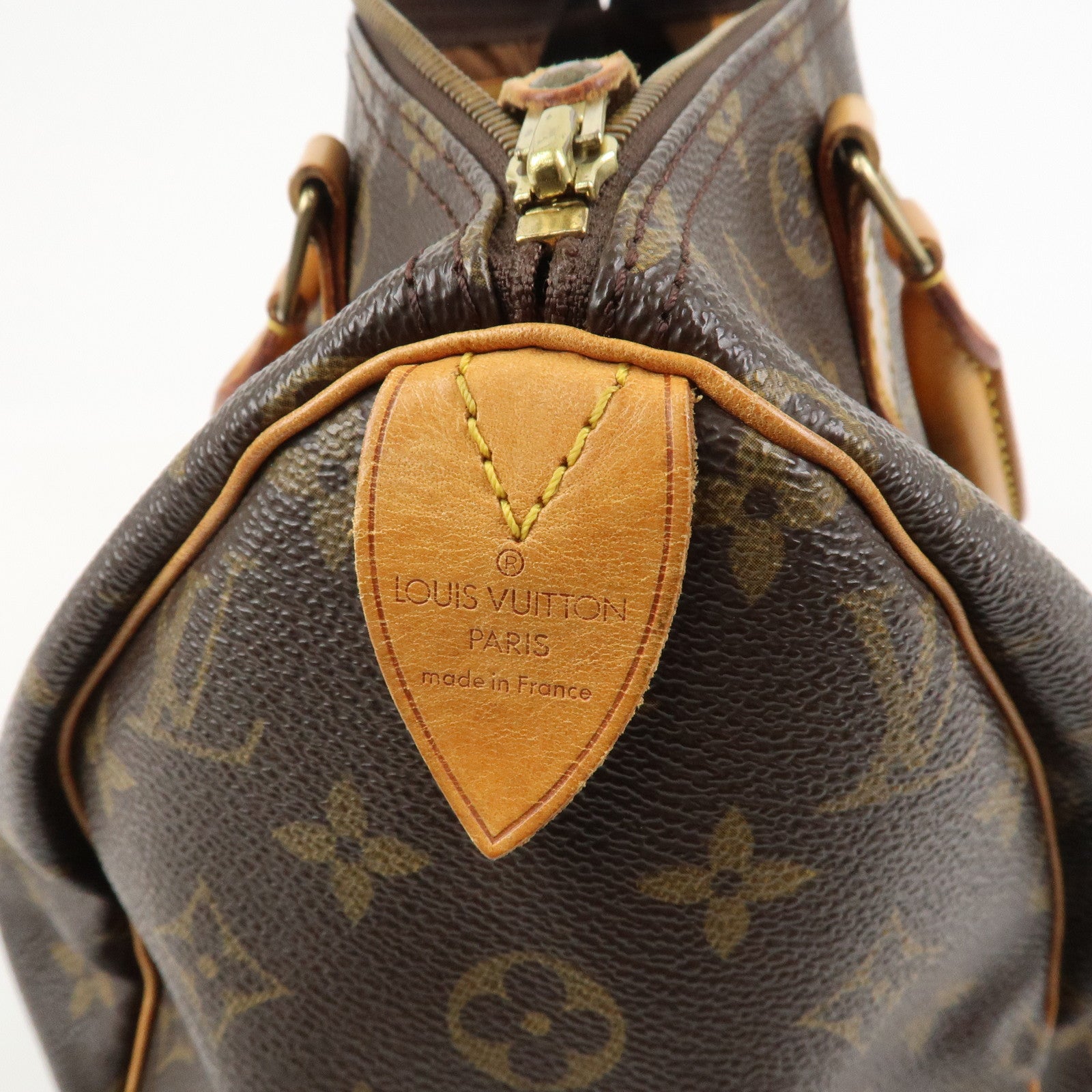 Louis Vuitton Monogram Speedy 30 Boston Bag Hand Bag Brown M41526