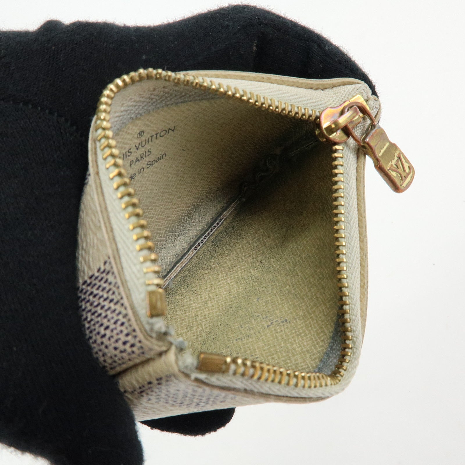 Louis Vuitton Set of 3 Monogram Damier Azur Canvas Pochette Cles