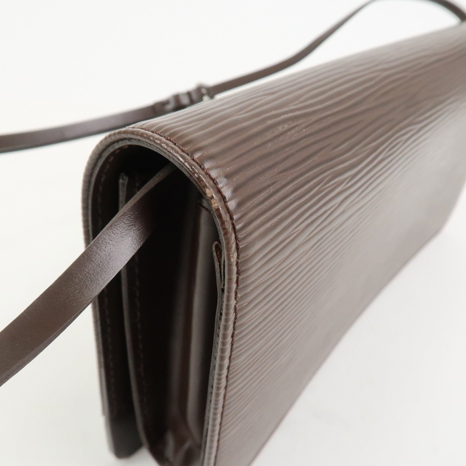 Louis Vuitton Epi Honfleur Shoulder Bag Hand Bag Mocha M5273D