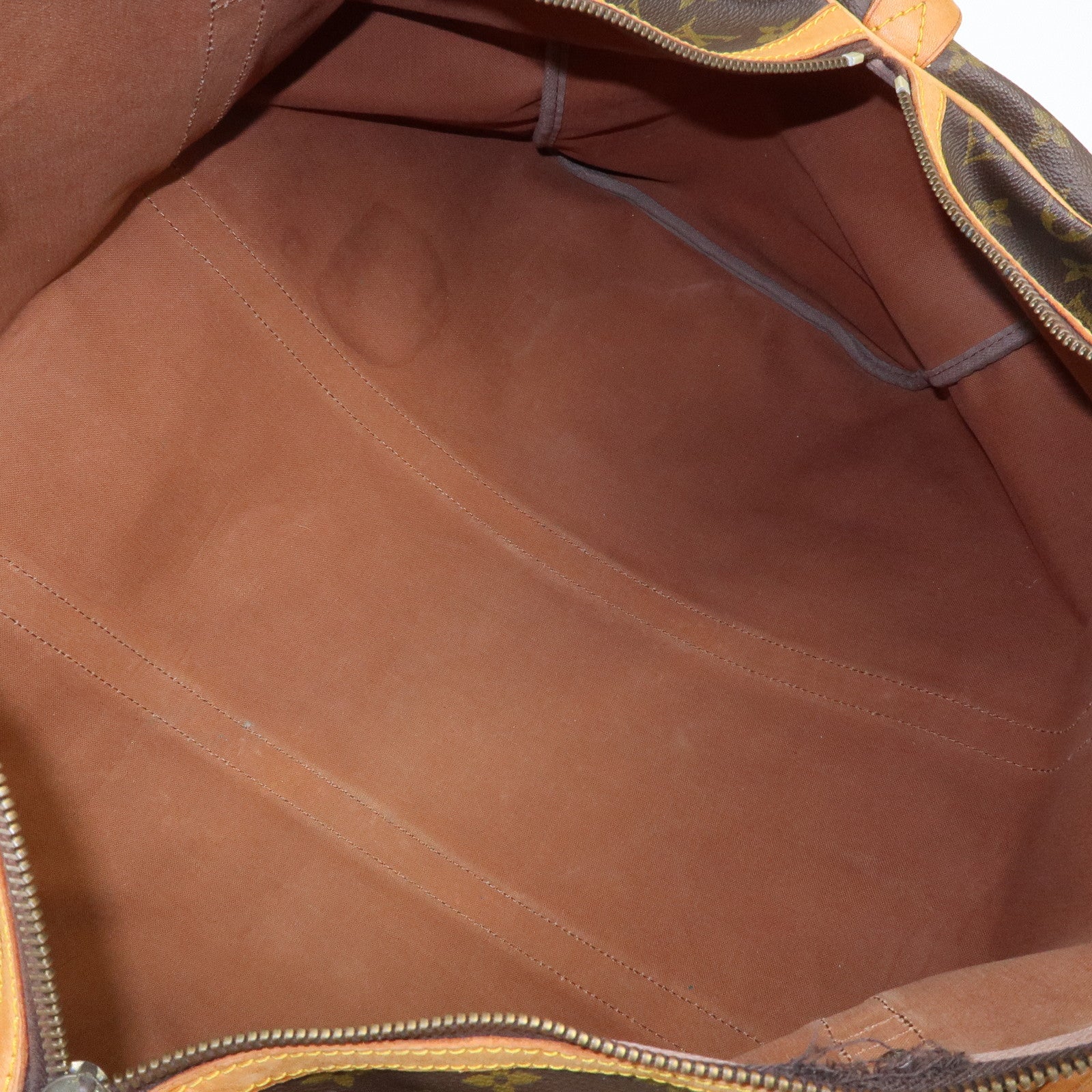 Louis Vuitton Monogram Sac Souple 55 Boston Bag Brown M41622