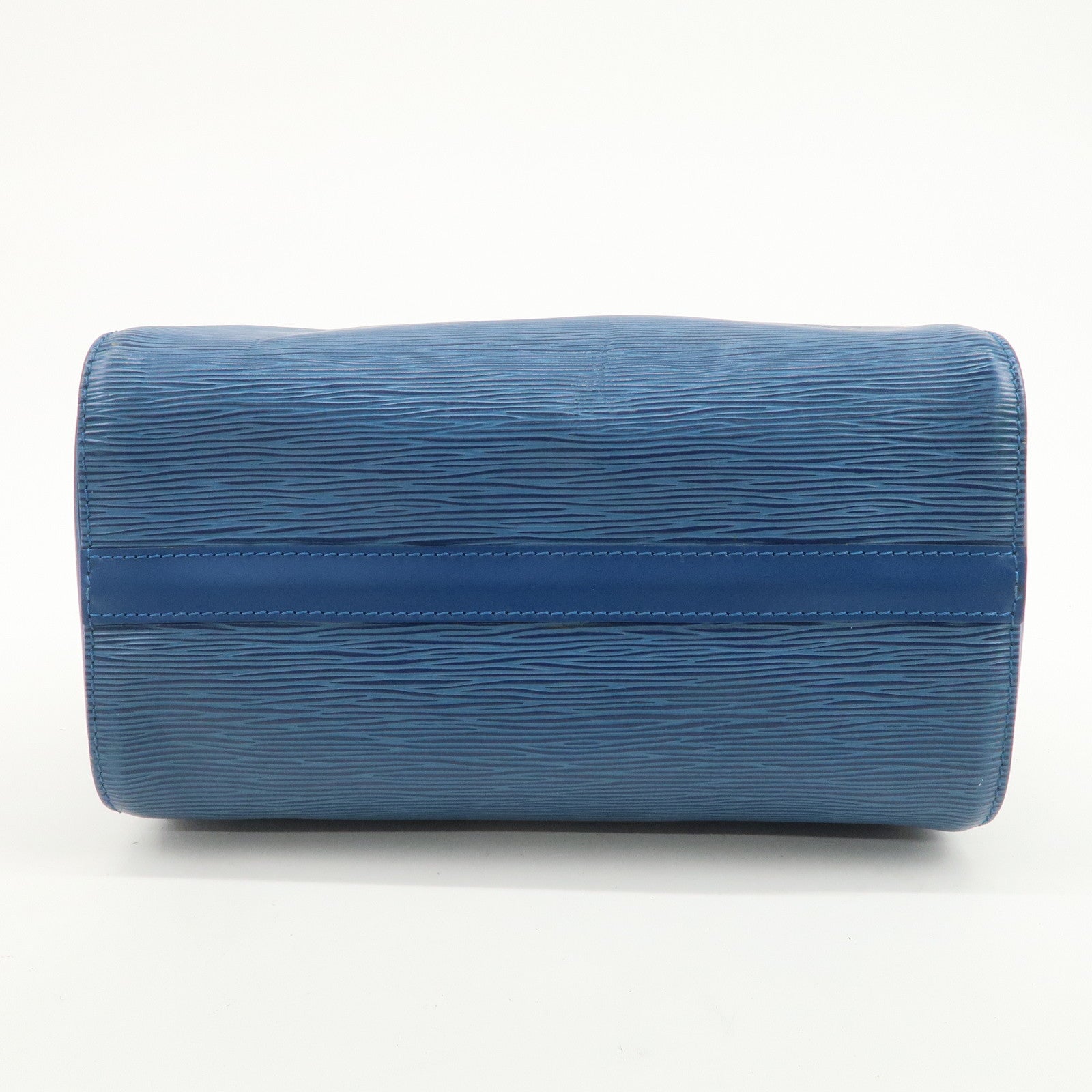 Louis Vuitton Epi Speedy 25 Hand Bag Boston Bag Toledo Blue M43015