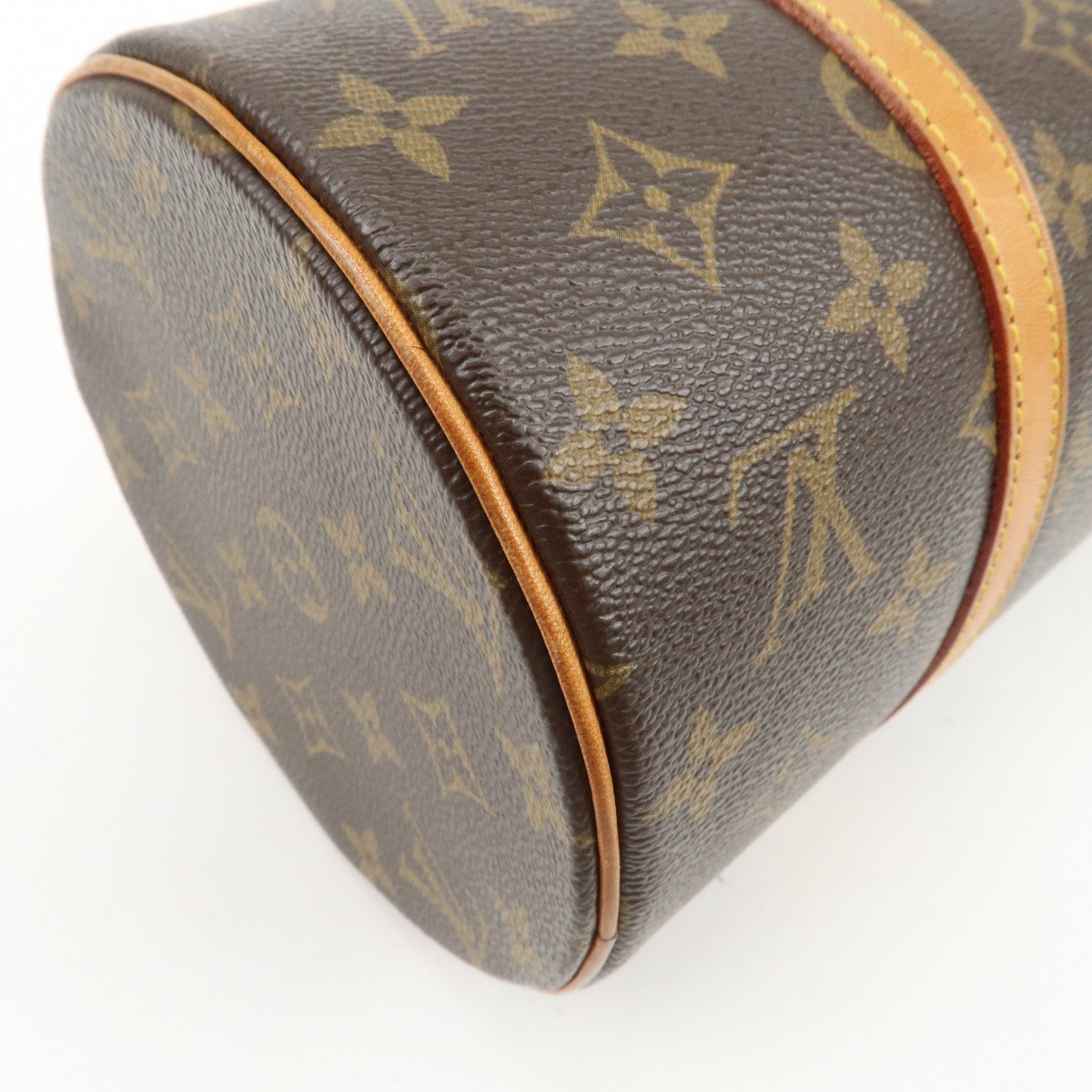 Louis Vuitton Monogram Papillon 30 Hand Bag Brown M51385